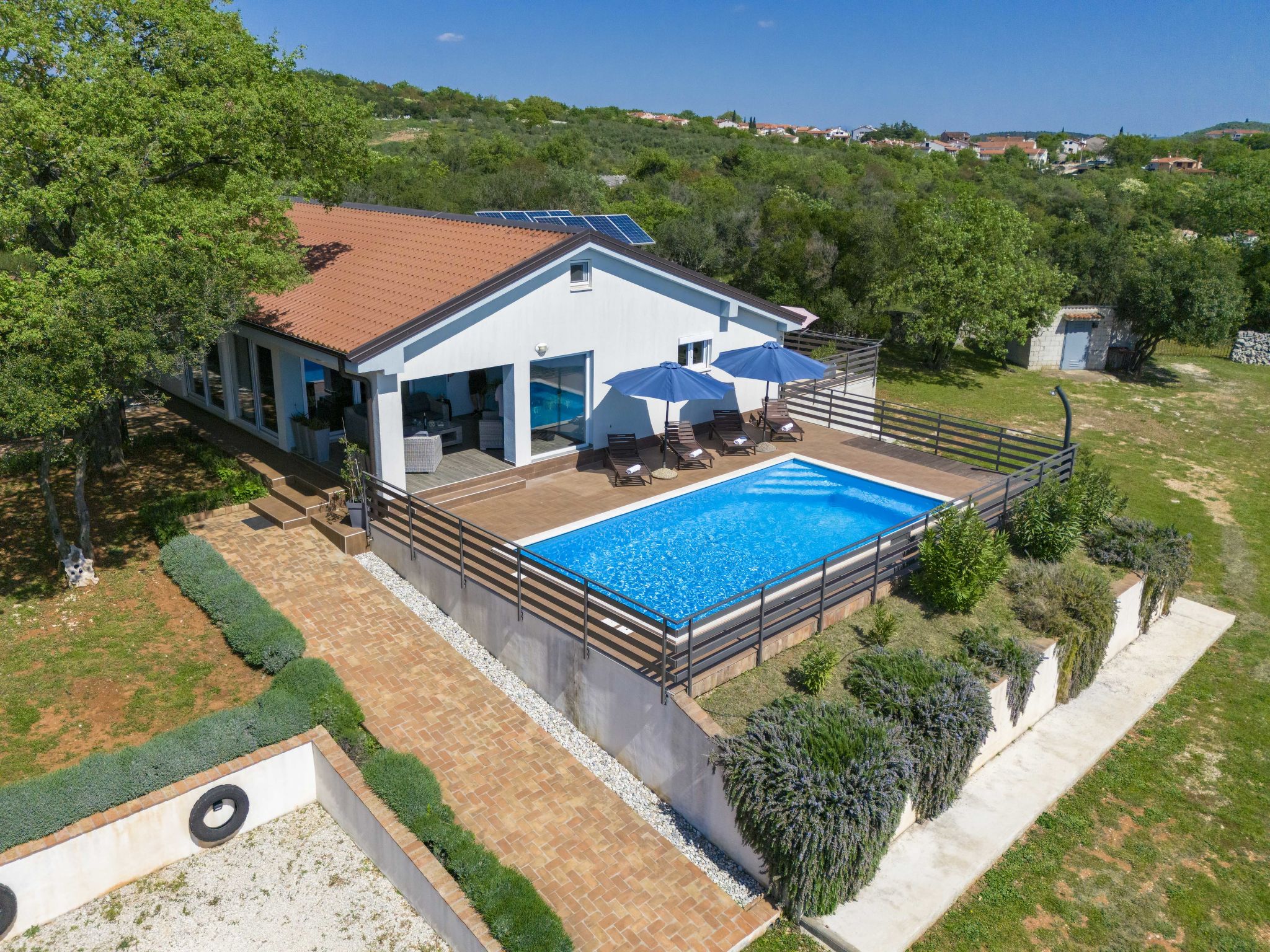 Vakantiehuis met privé zwembad in Rovinj/Rovinjsko Selo (Kroatië) voor 6 personen