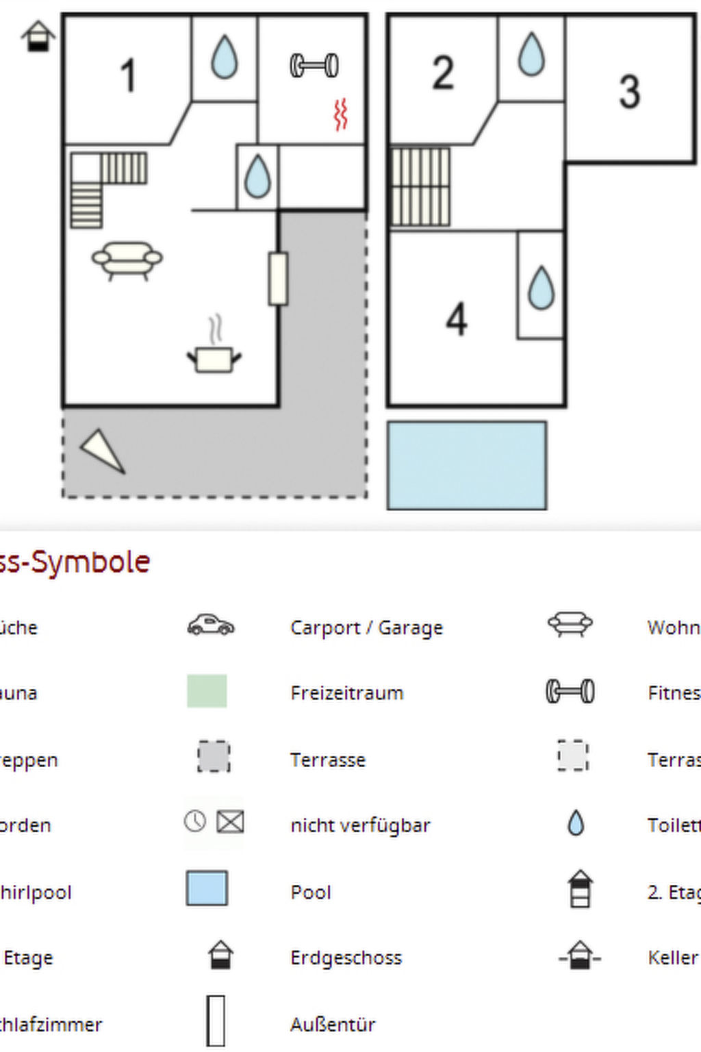 Valmonida mit Pool-Dedans