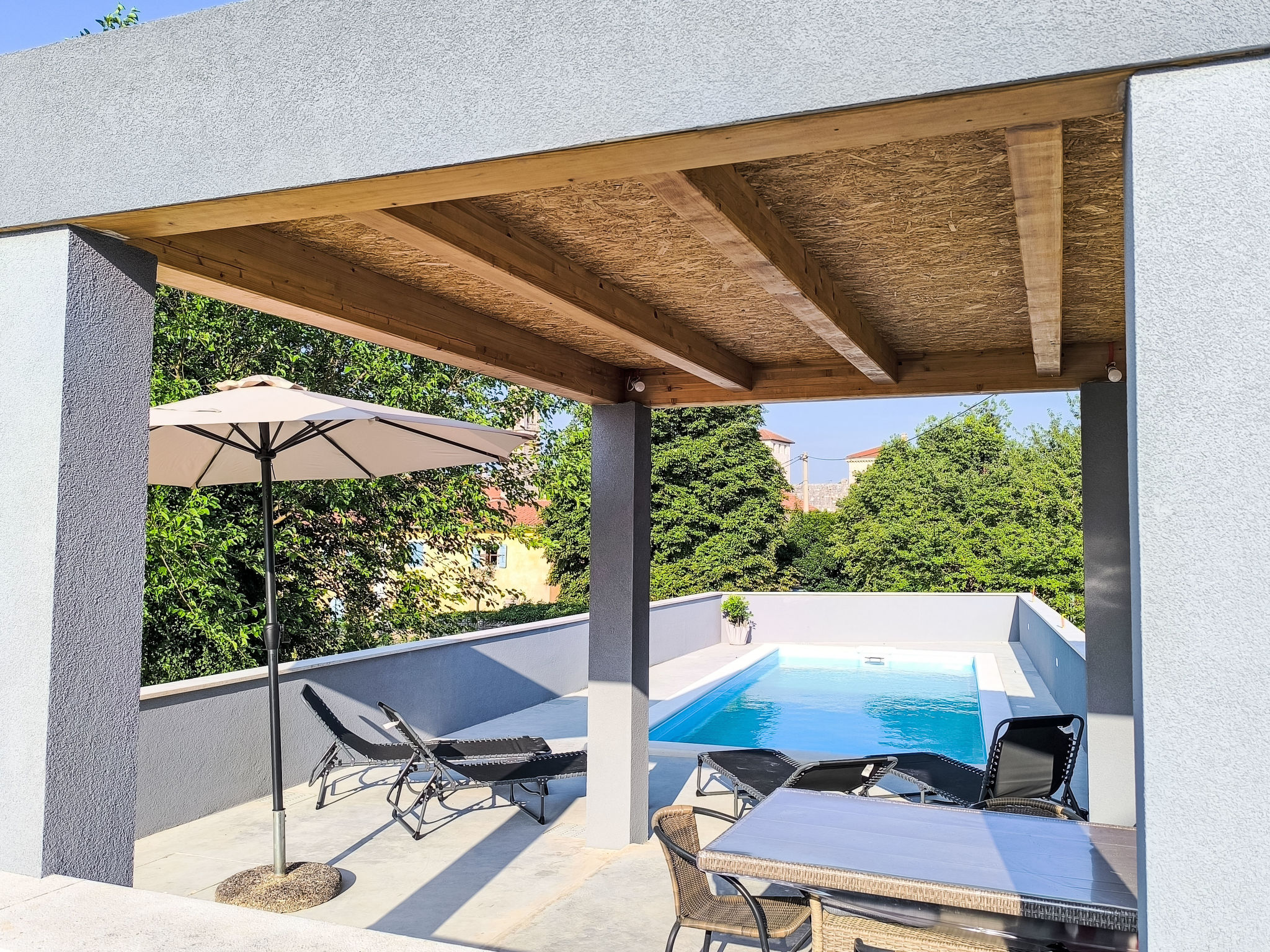 Wohnung "Wohnung Sterna mit Pool"