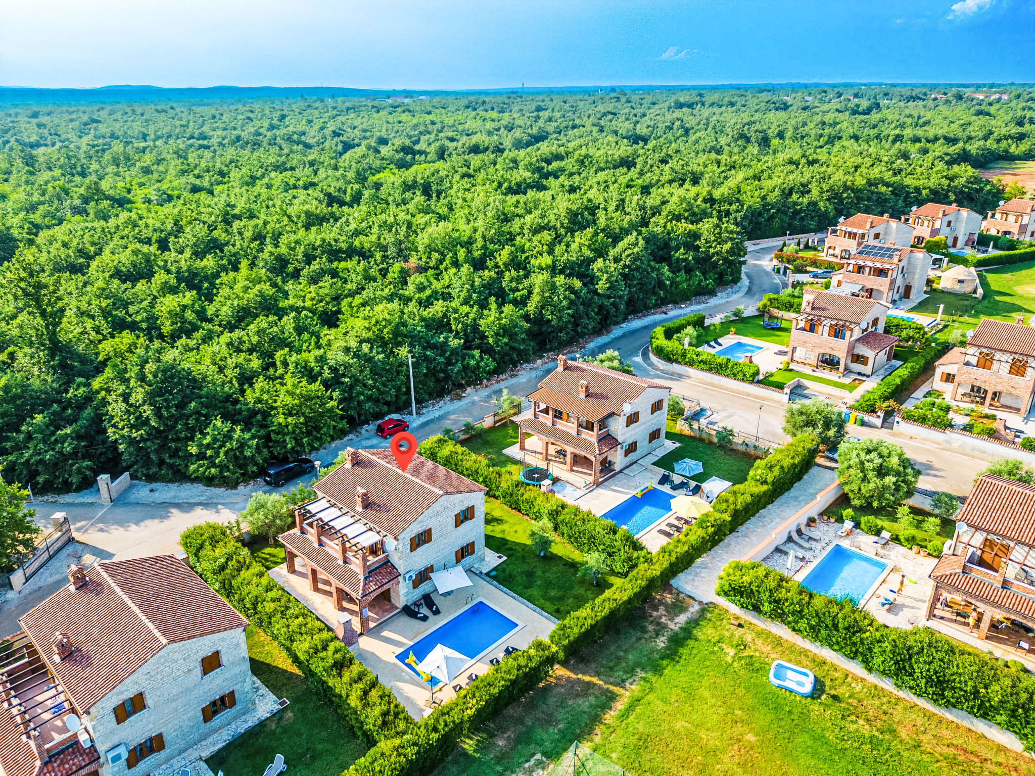 Maison Villa Berenice – Vue aérienne, photo 50 sur 50
