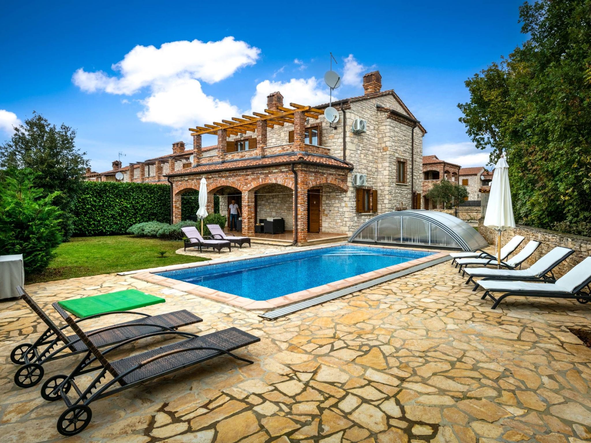 Vakantiehuis met omheinde tuin in Bokordici (Kroatië) 1 hond is welkom