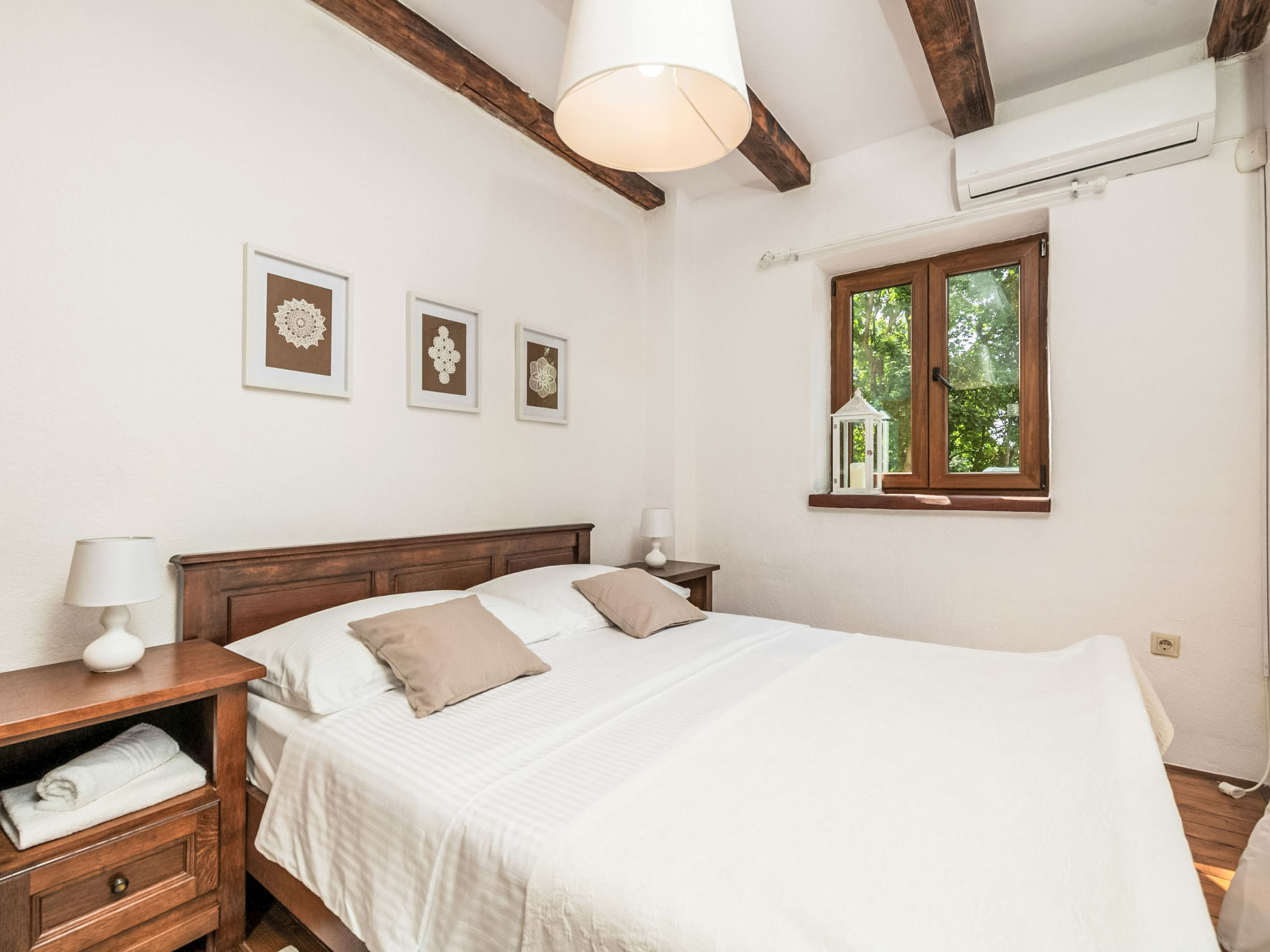 Maison Villa Wish mit beheiztem Pool – Chambre, photo 7 sur 46