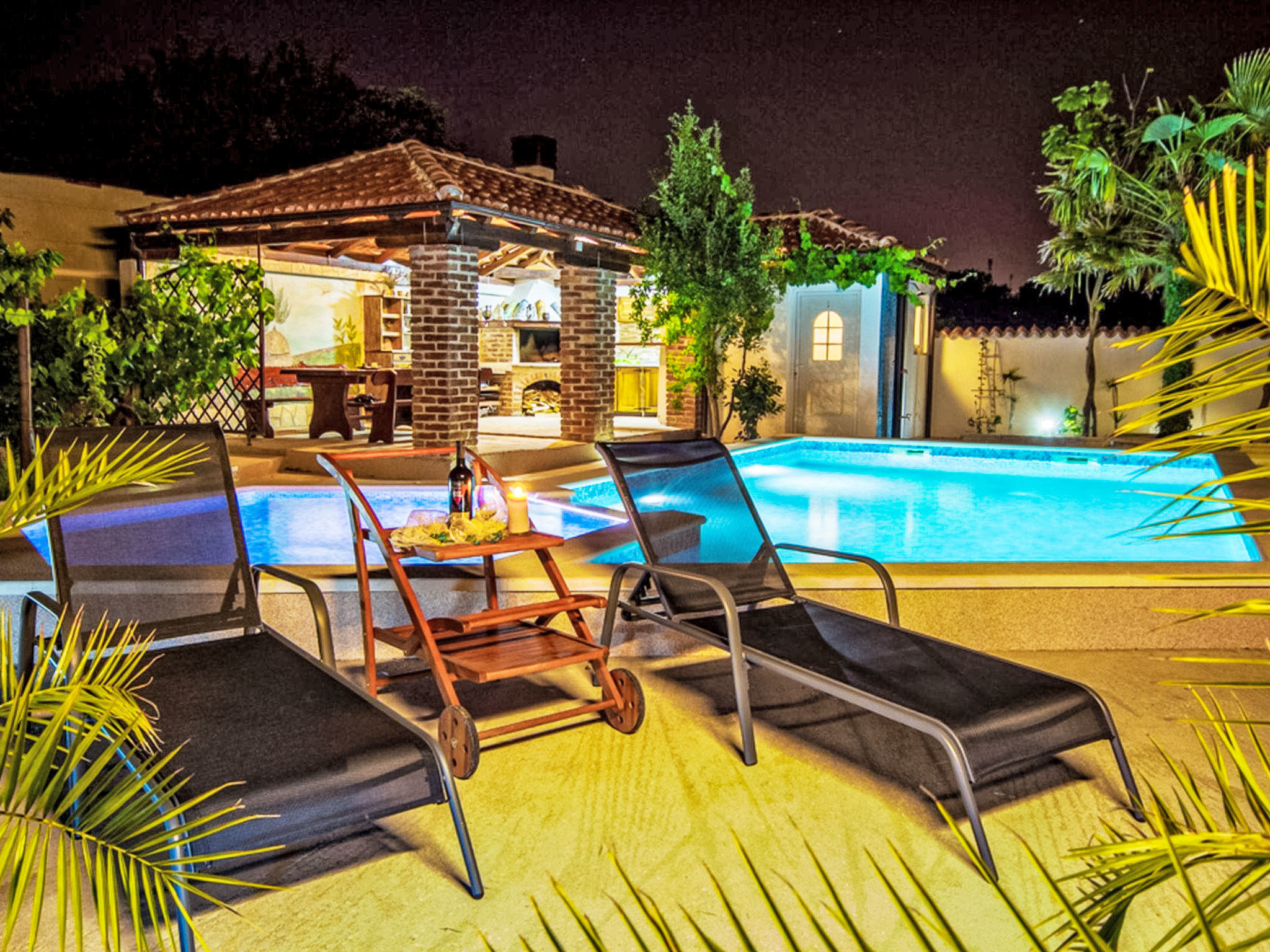 Holiday home CASA SOLE **** beheizter pool - Draußen