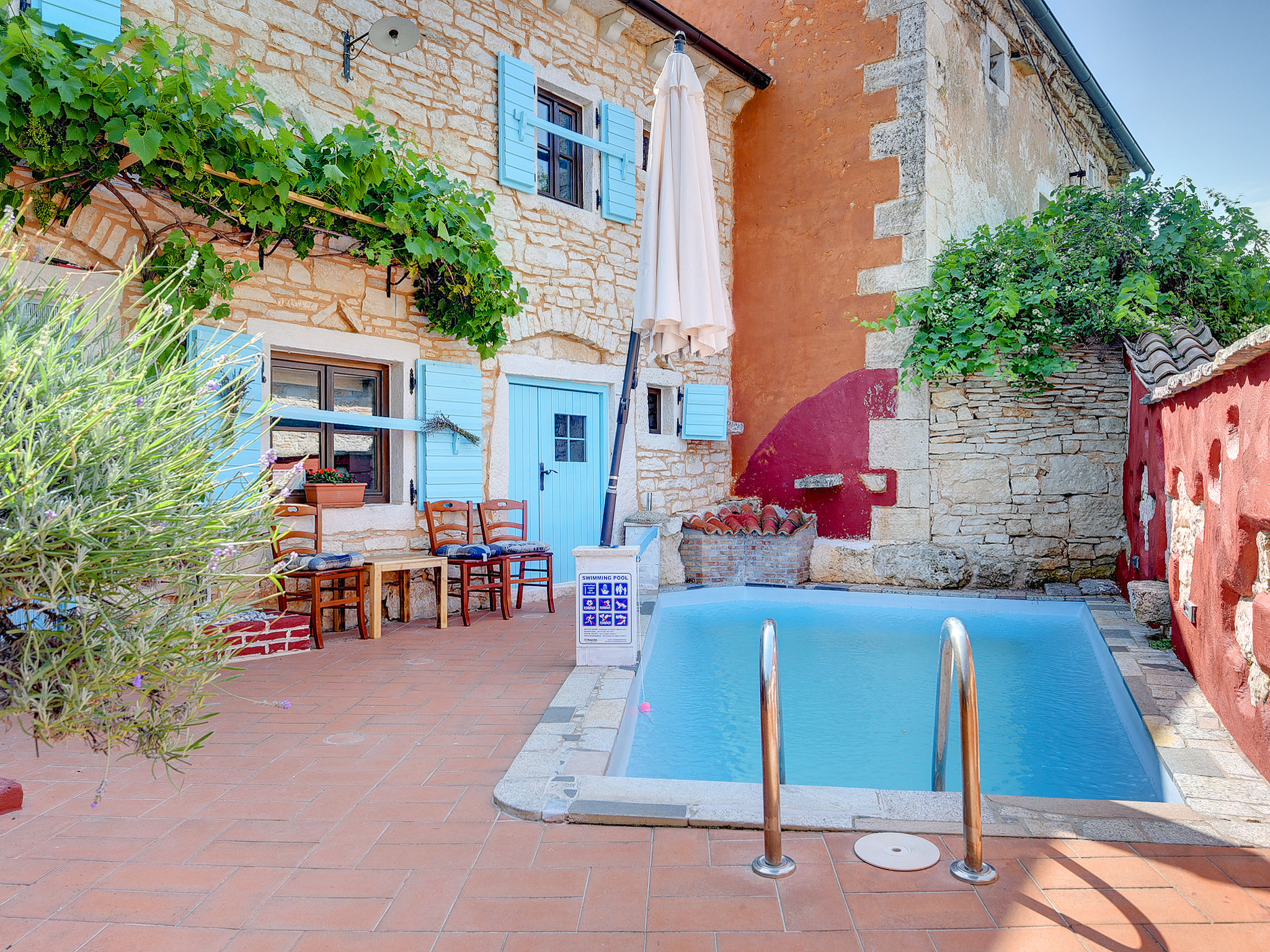 Vakantiehuis met privé zwembad in Bokordici (Kroatië) voor 4 personen