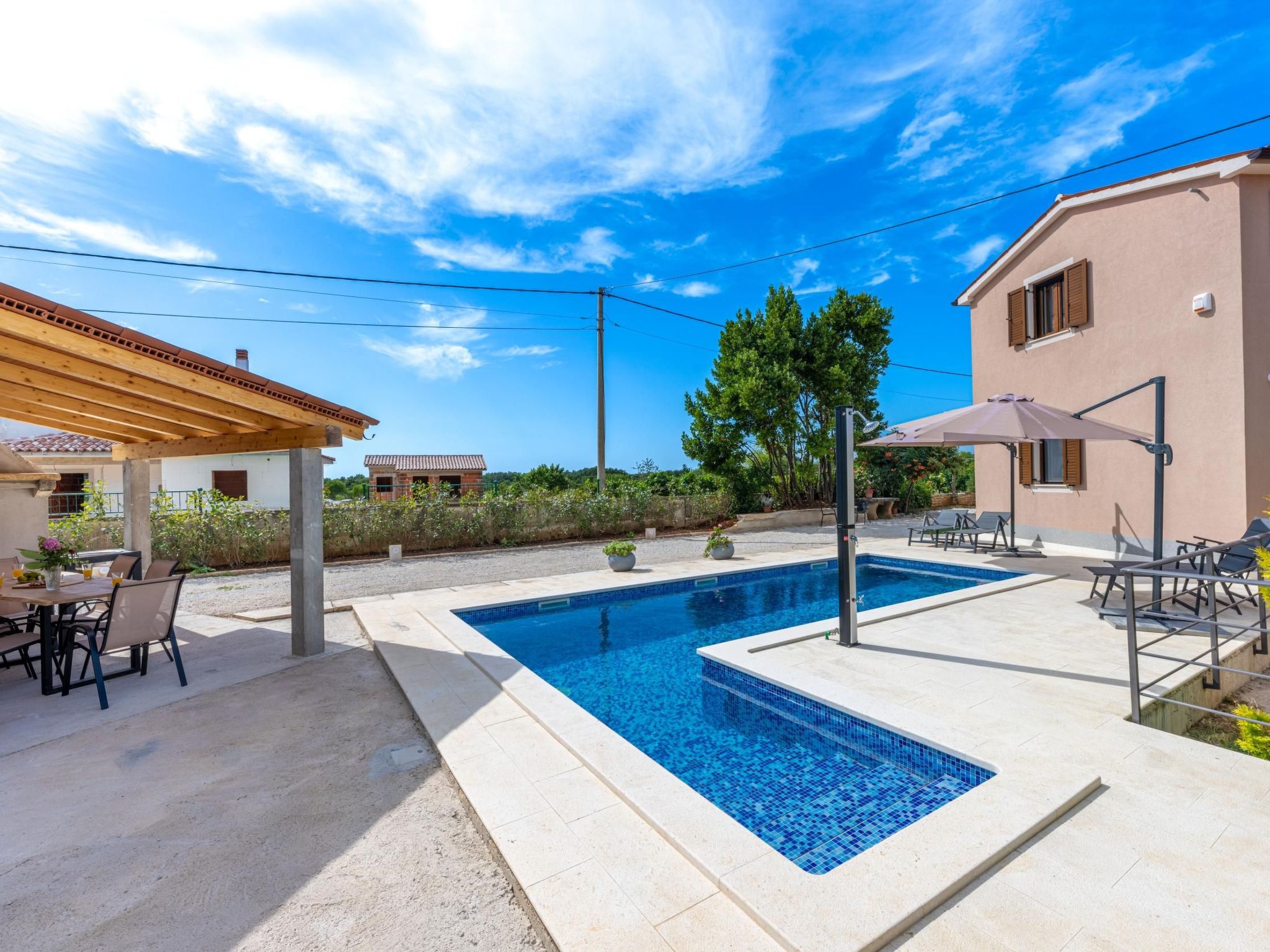 Vakantiehuis met privé zwembad in Barbariga (Kroatië) voor 5 personen