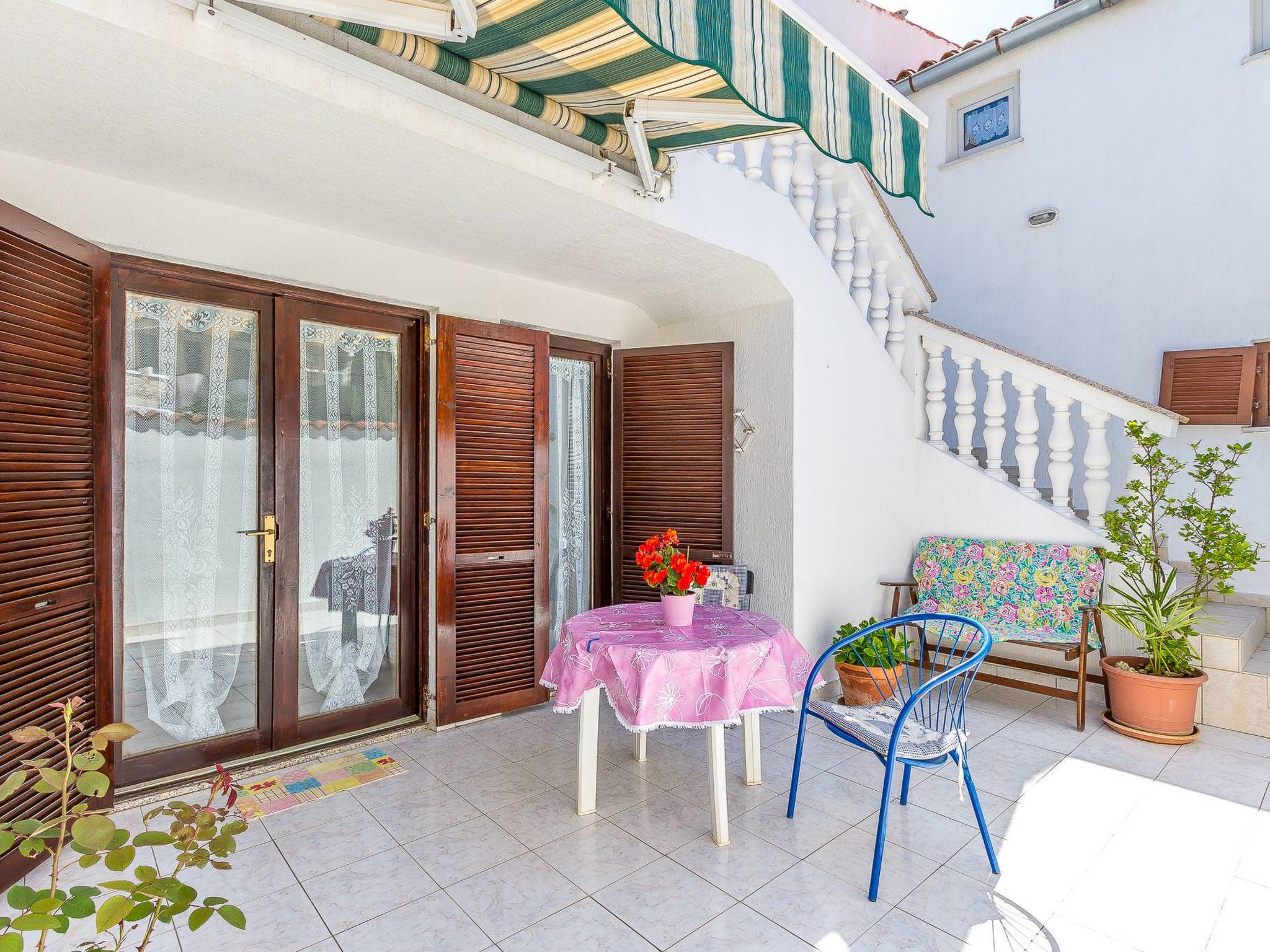 Appartement Mila: Zonovergoten terras met zeezicht in Barbariga, Istrië - foto 10