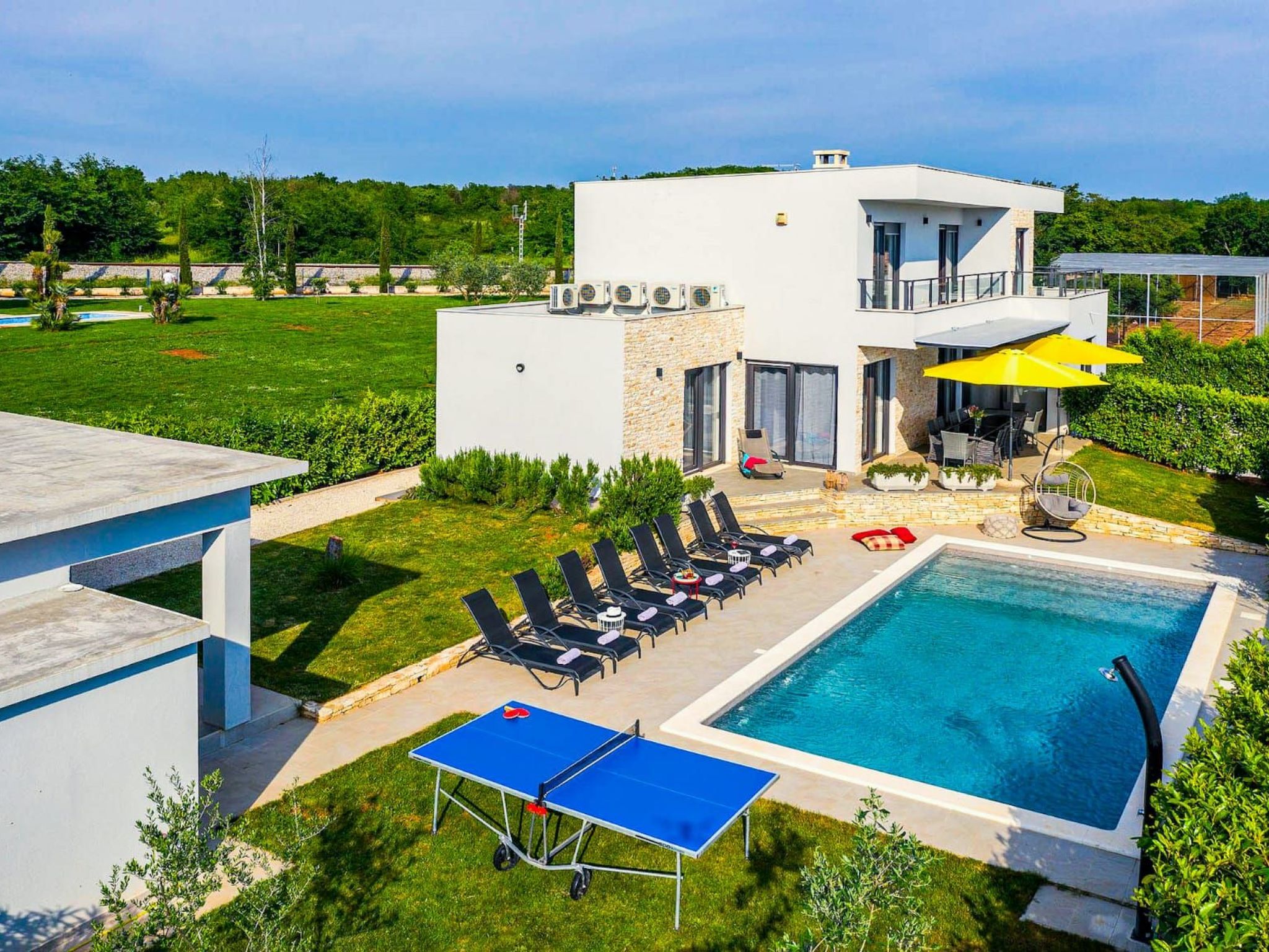 Vakantiehuis met privé zwembad in Pula/Vodnjan (Kroatië) voor 10 personen