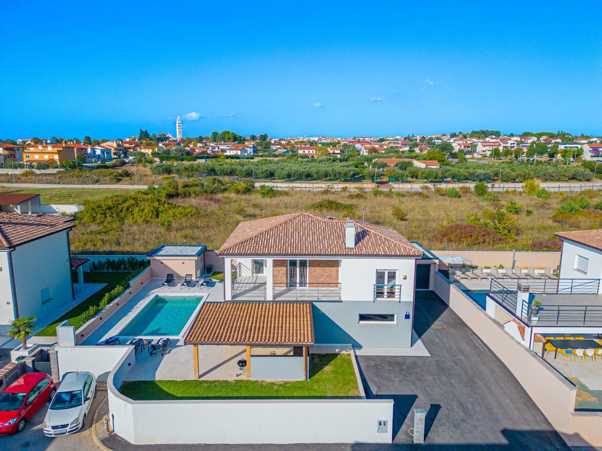 Ferienvilla "Villa Dvor" mit privatem Pool-Binnen