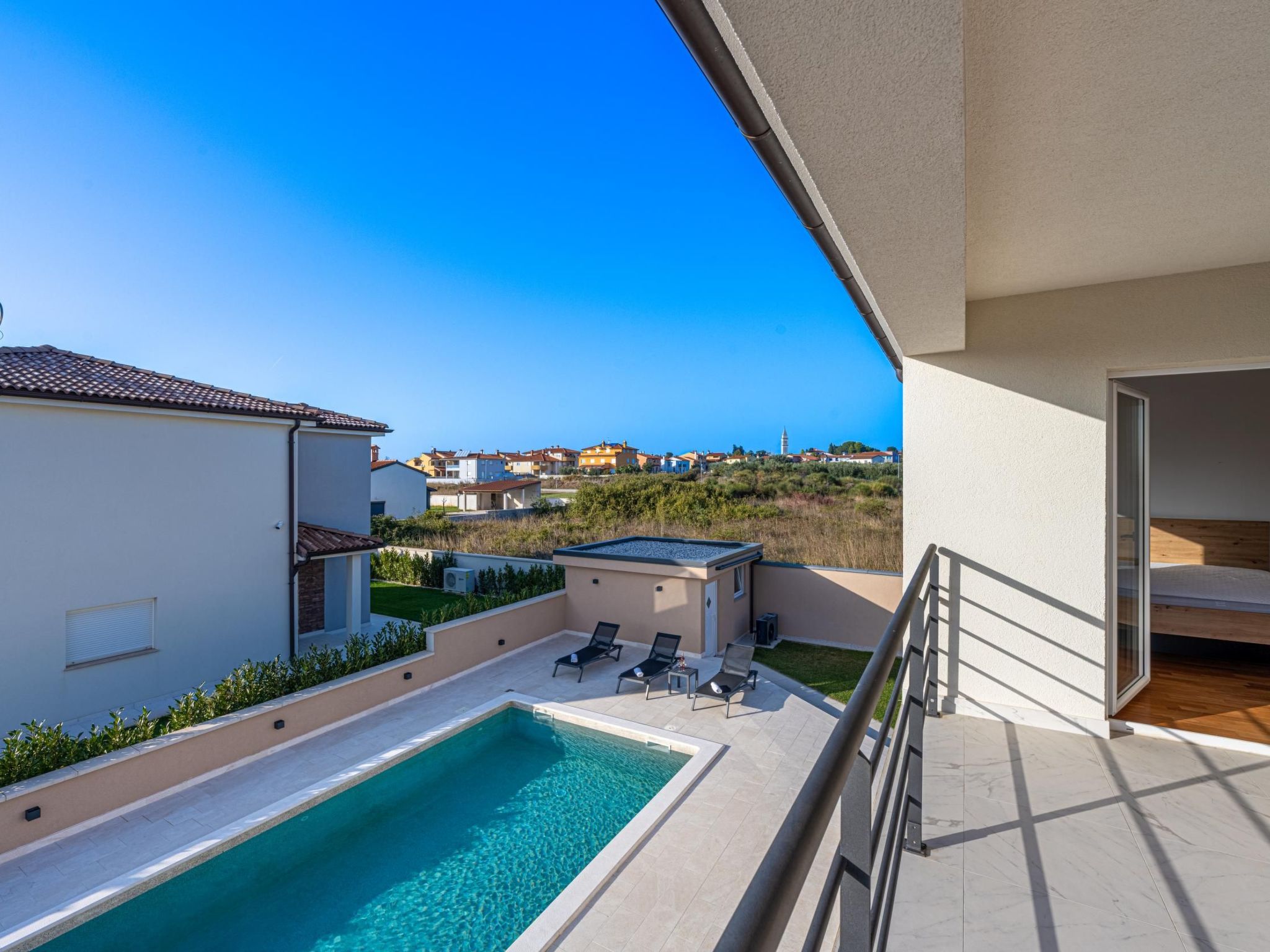 Ferienvilla "Villa Dvor" mit privatem Pool-Binnen