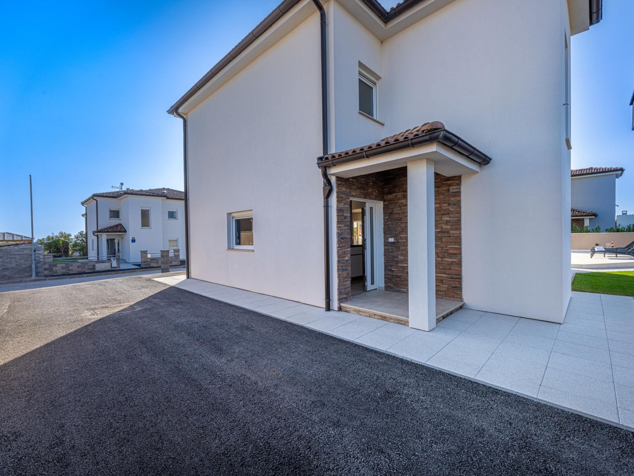 Ferienvilla "Villa Dvor" mit privatem Pool-Binnen