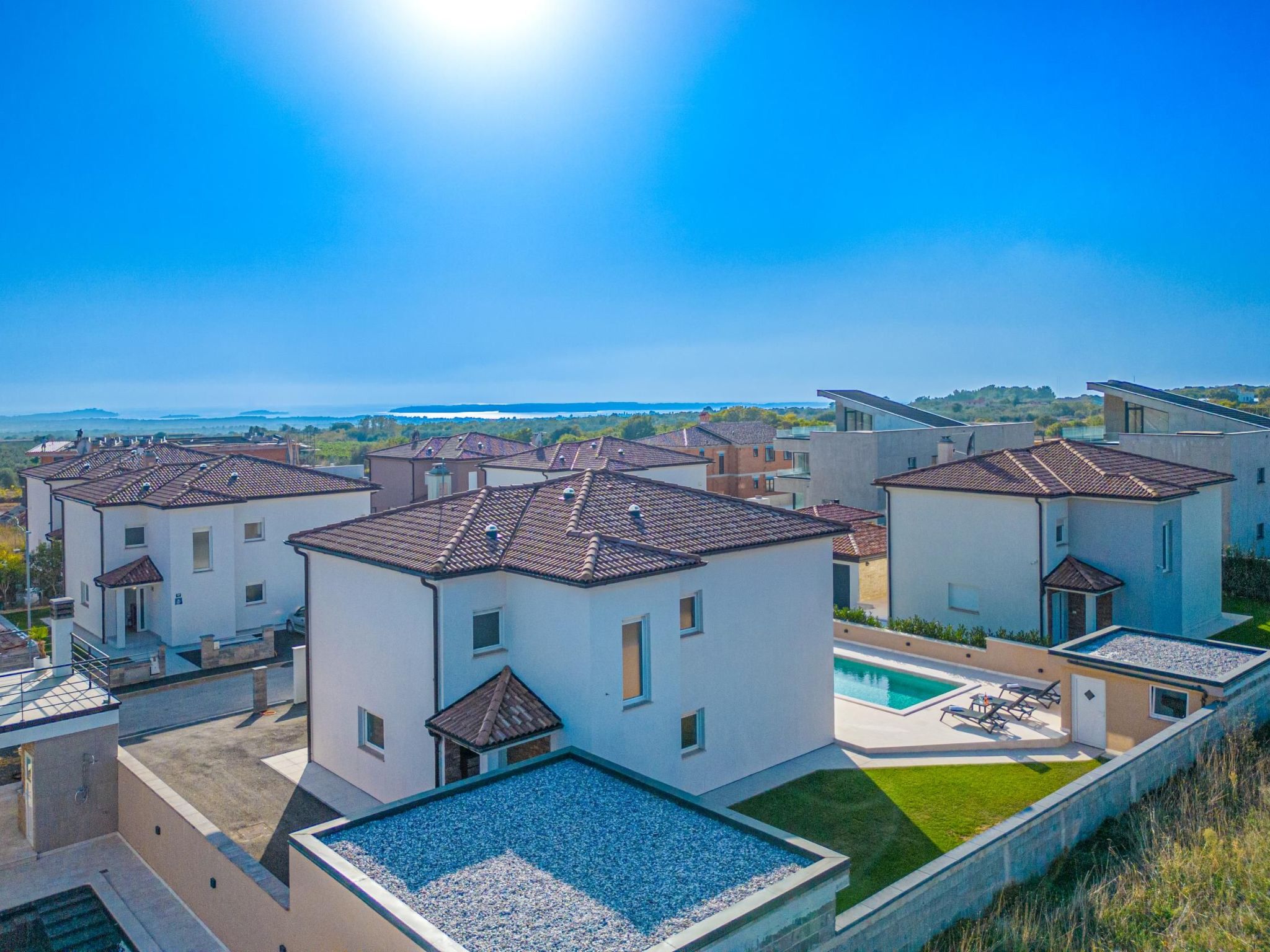 Ferienvilla "Villa Dvor" mit privatem Pool-Binnen