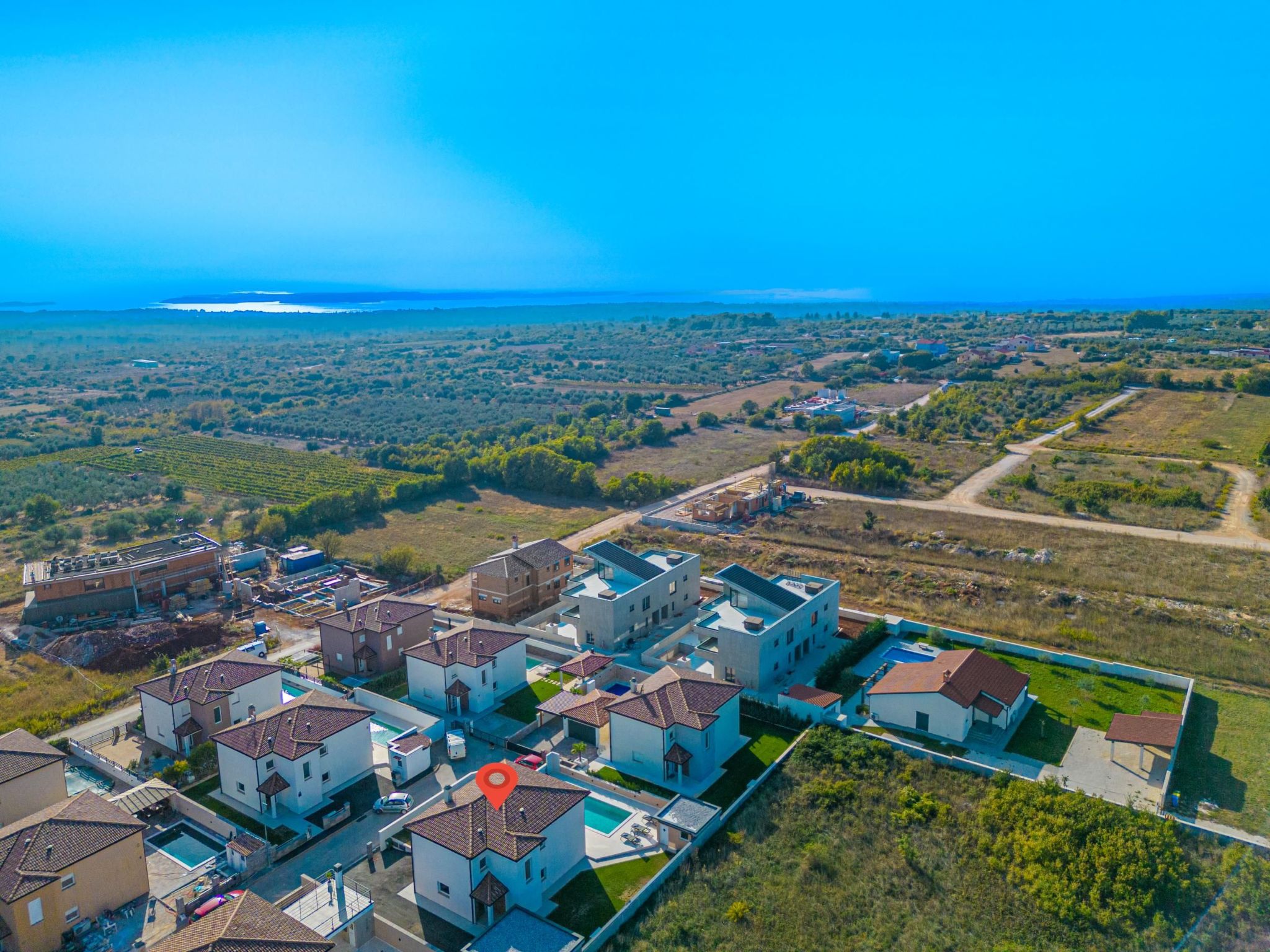 Ferienvilla "Villa Dvor" mit privatem Pool-Binnen