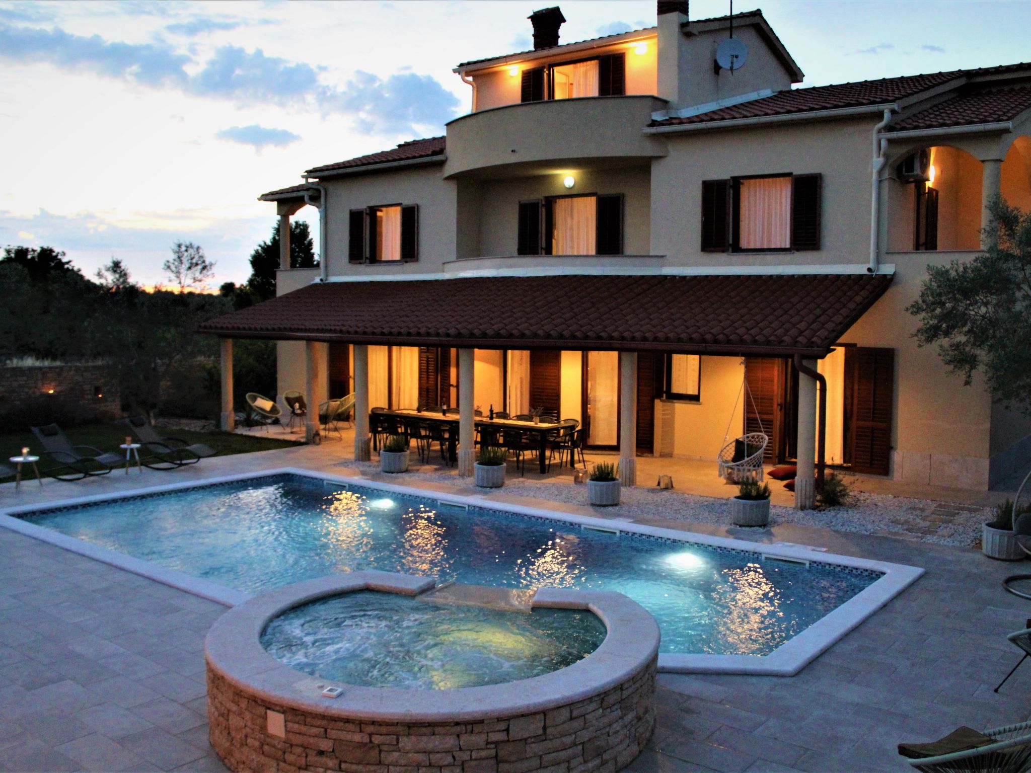 Vakantiehuis met privé zwembad in Pula/Vodnjan (Kroatië) voor 18 personen