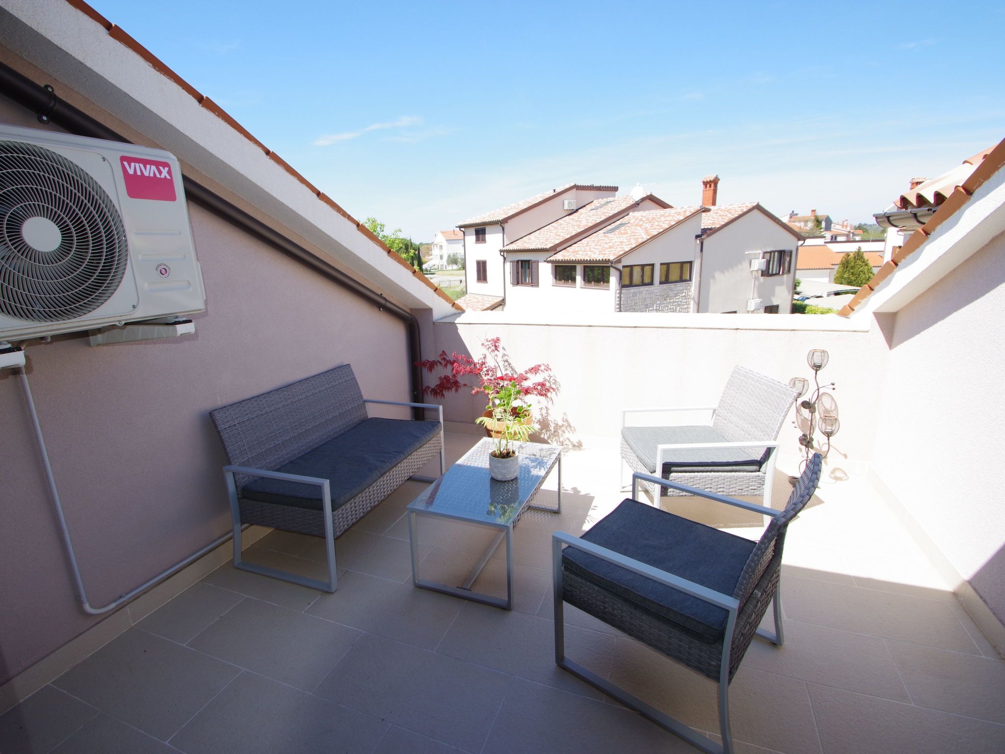 in Valbandon mit schönem Balkon Villa in Fazana