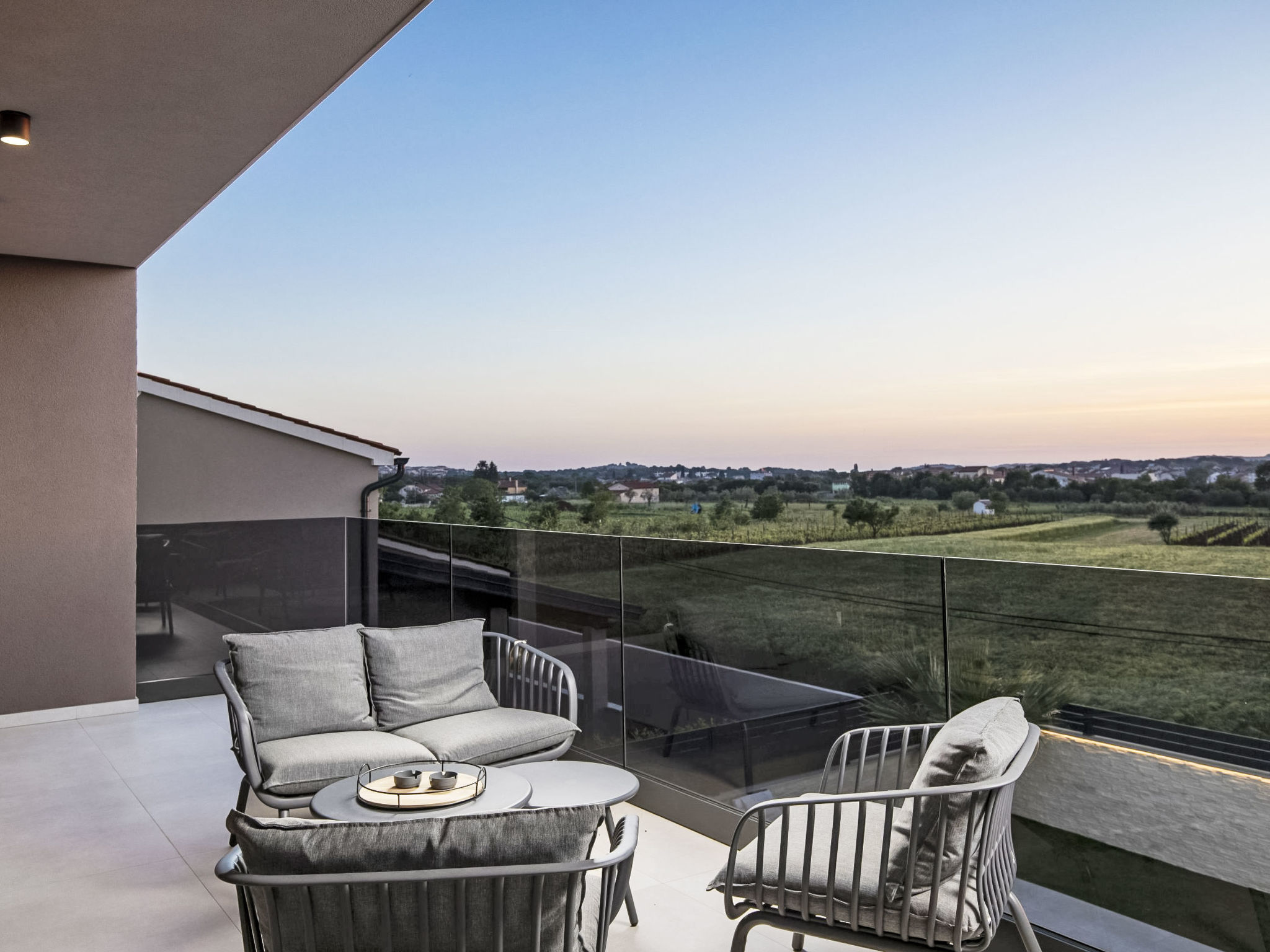 Villa del Sol bei Fažana mit privatem Pool - Dehors