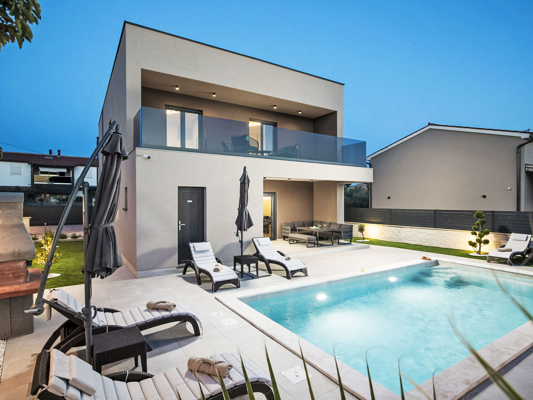 Villa del Sol bei Fažana mit privatem Pool