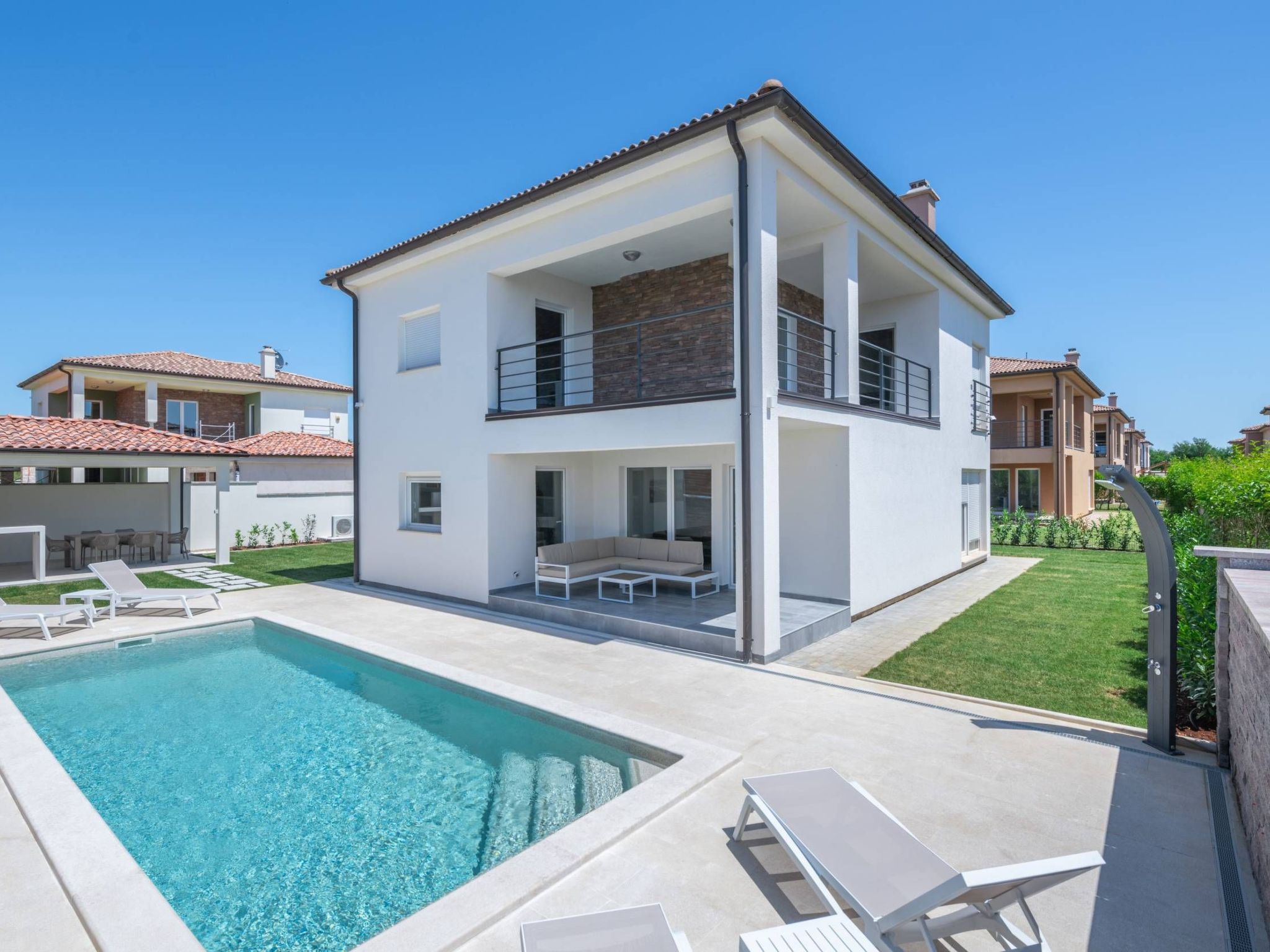 Vakantiehuis met privé zwembad in Fazana (Kroatië) voor 7 personen