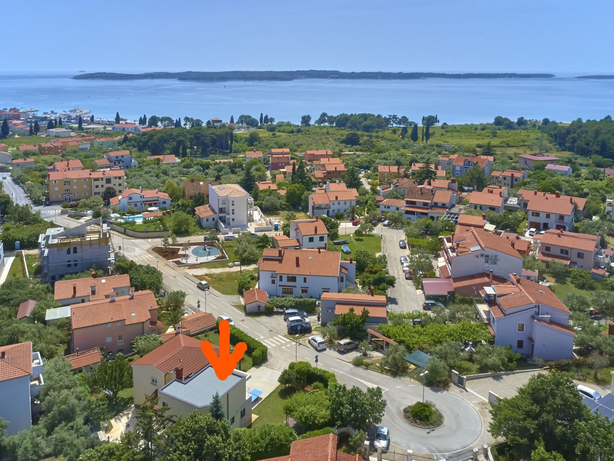 Haus in Fažana mit Terrasse und schöner Aussicht