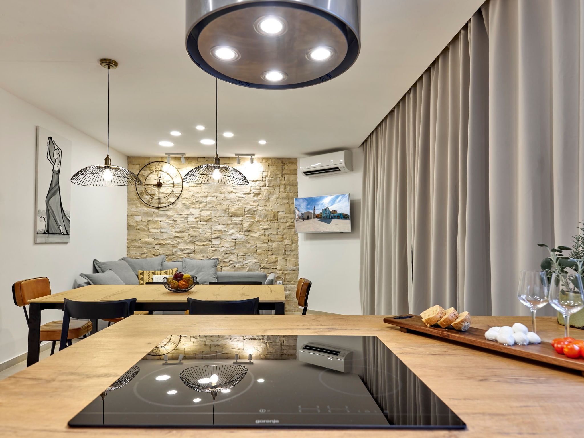 Haus in Fažana mit Terrasse und schöner Aussicht-Binnen