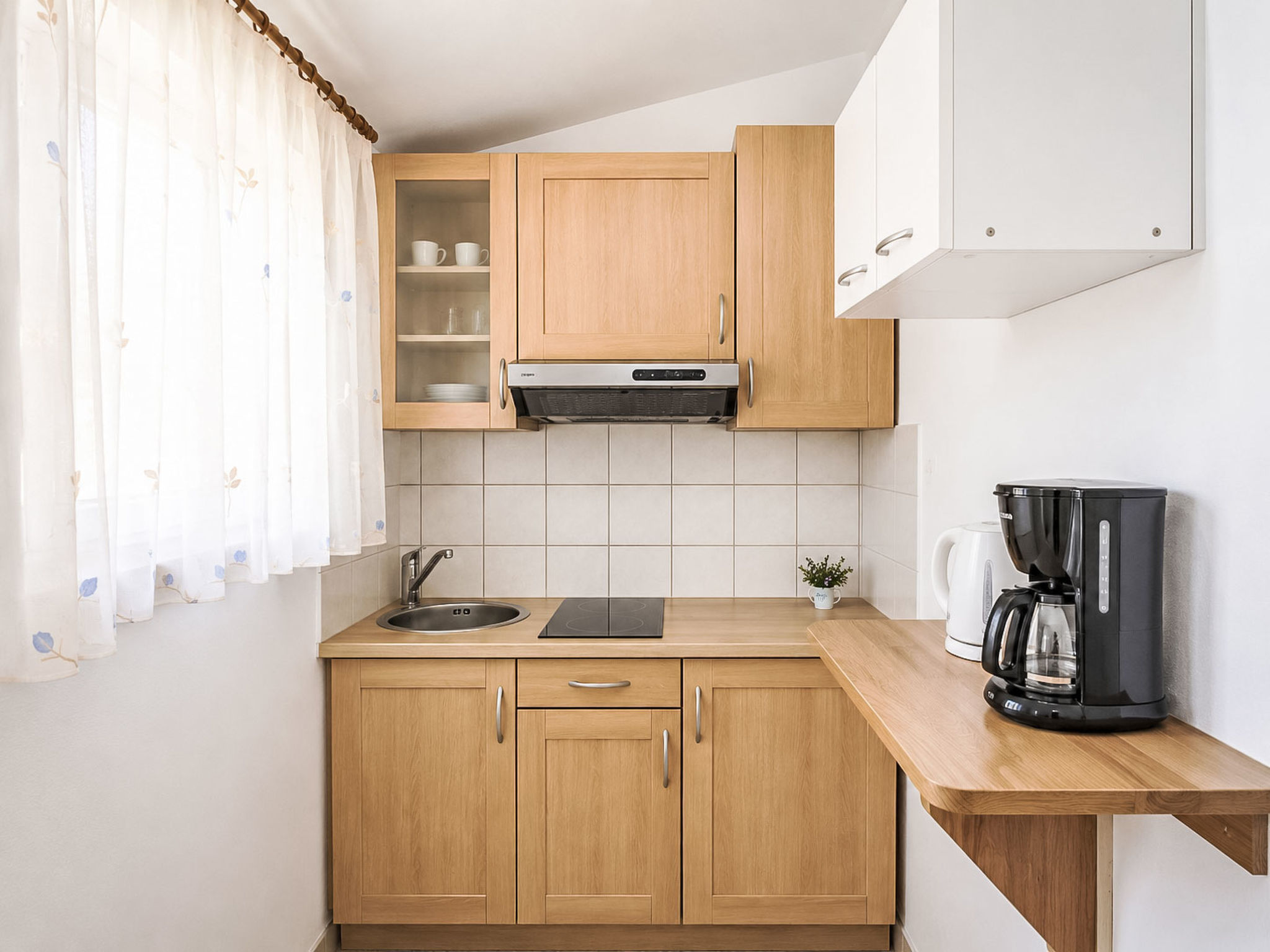 Ein Apartment im Ferienhaus Zweirosen