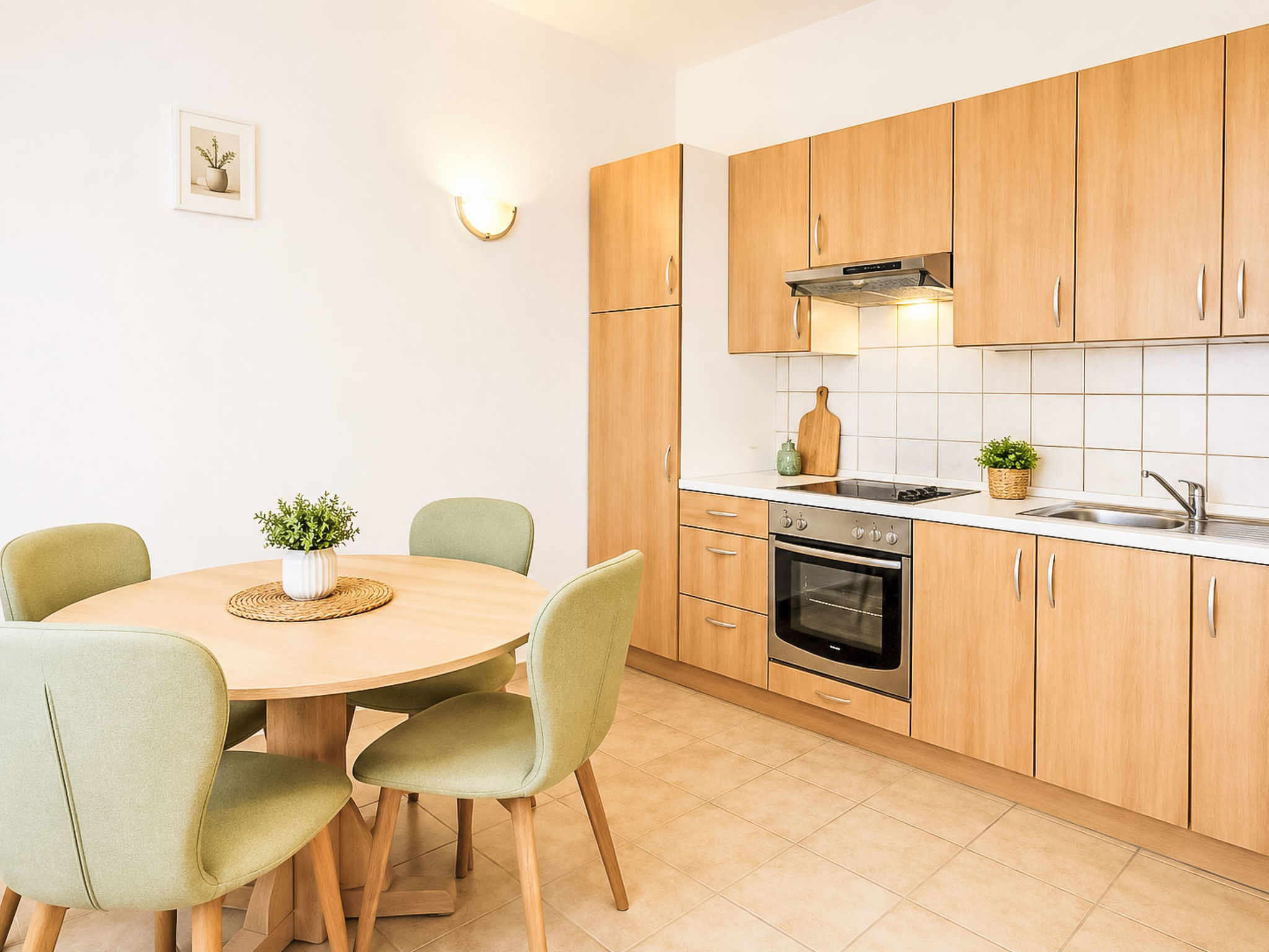Ein Apartment im Ferienhaus Zweirosen