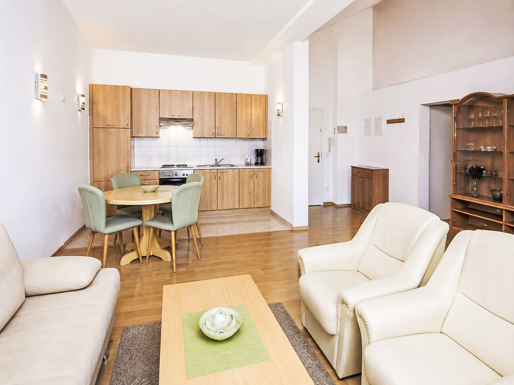 Ein Apartment im Ferienhaus Zweirosen