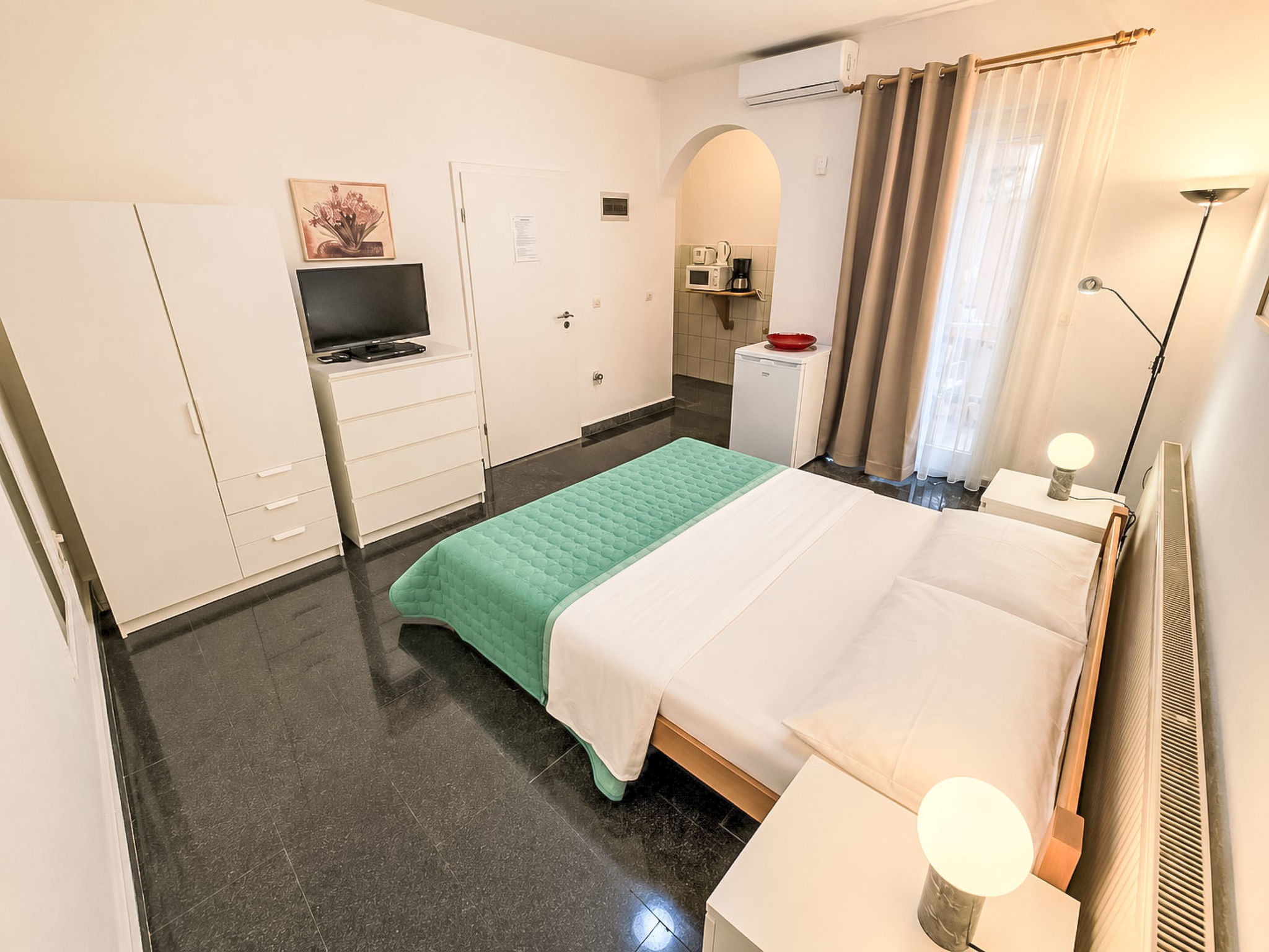 Ein Apartment im Ferienhaus Zweirosen