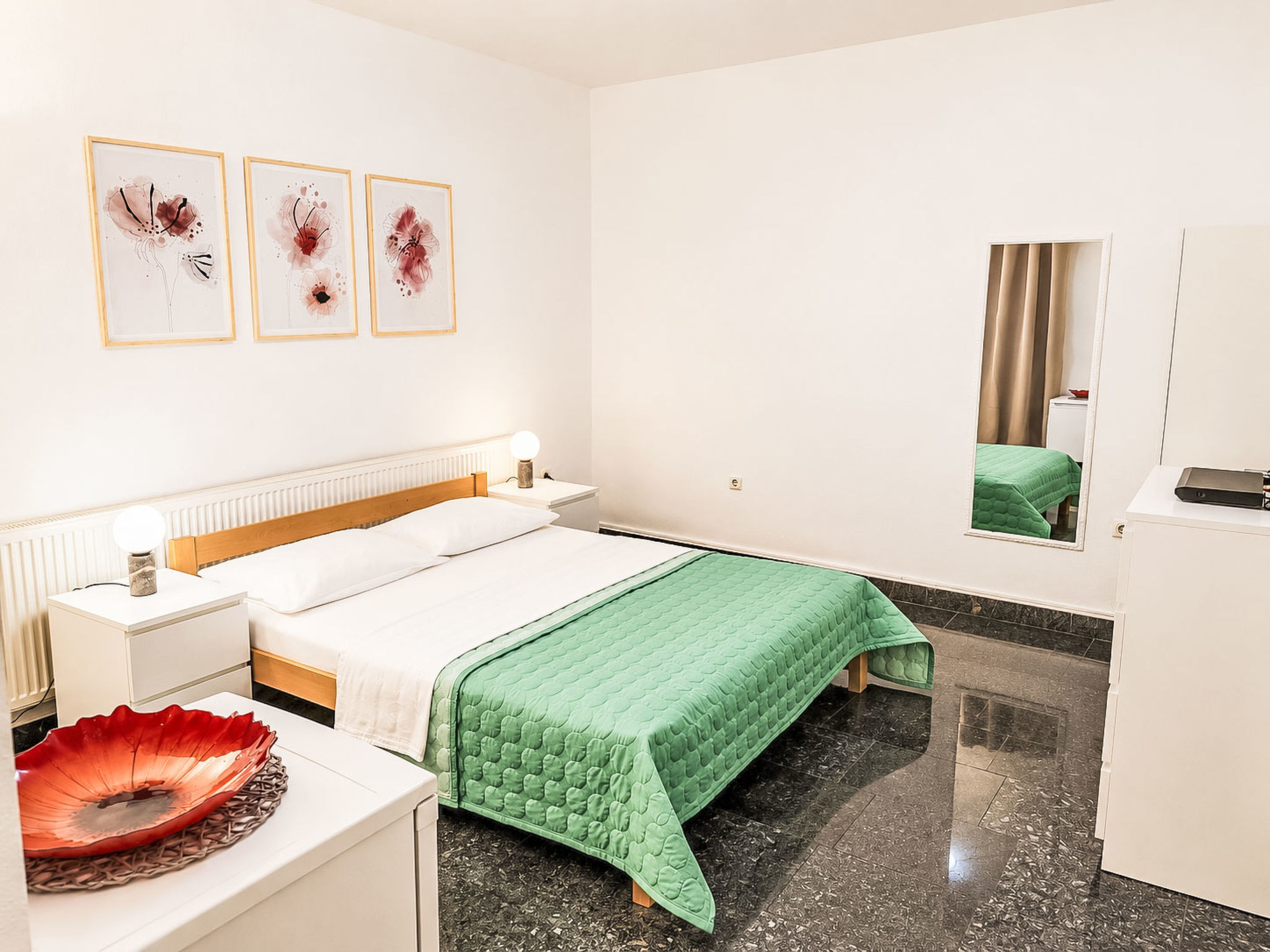 Ein Apartment im Ferienhaus Zweirosen
