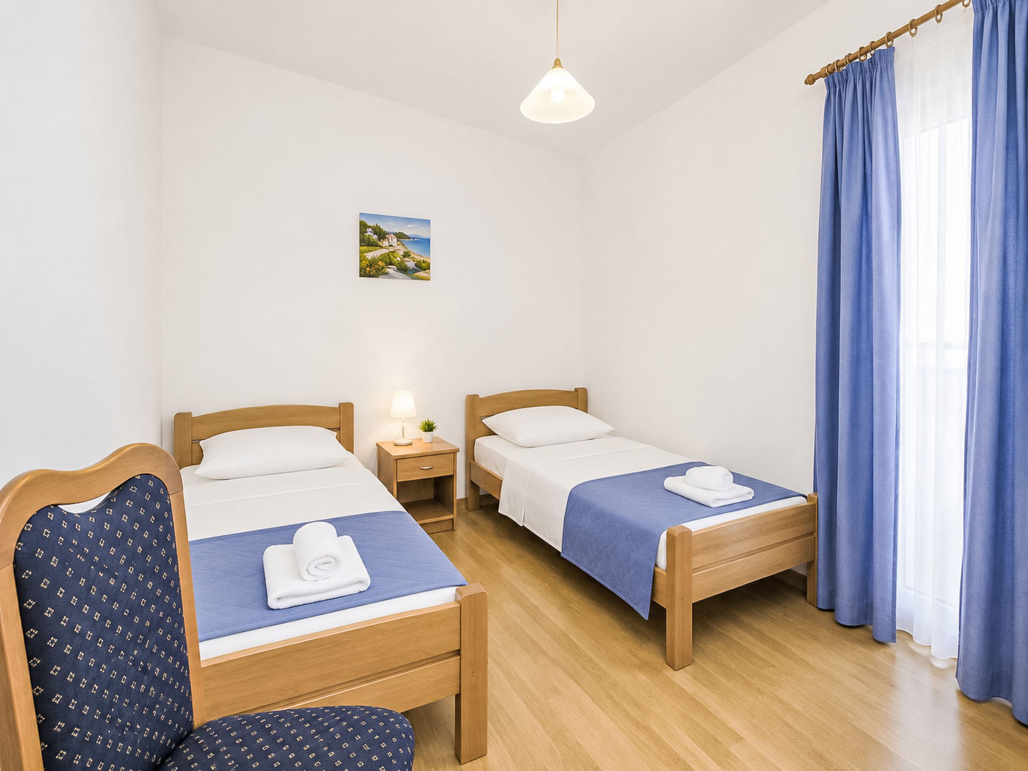 Ein Apartment im Ferienhaus Zweirosen - Binnen