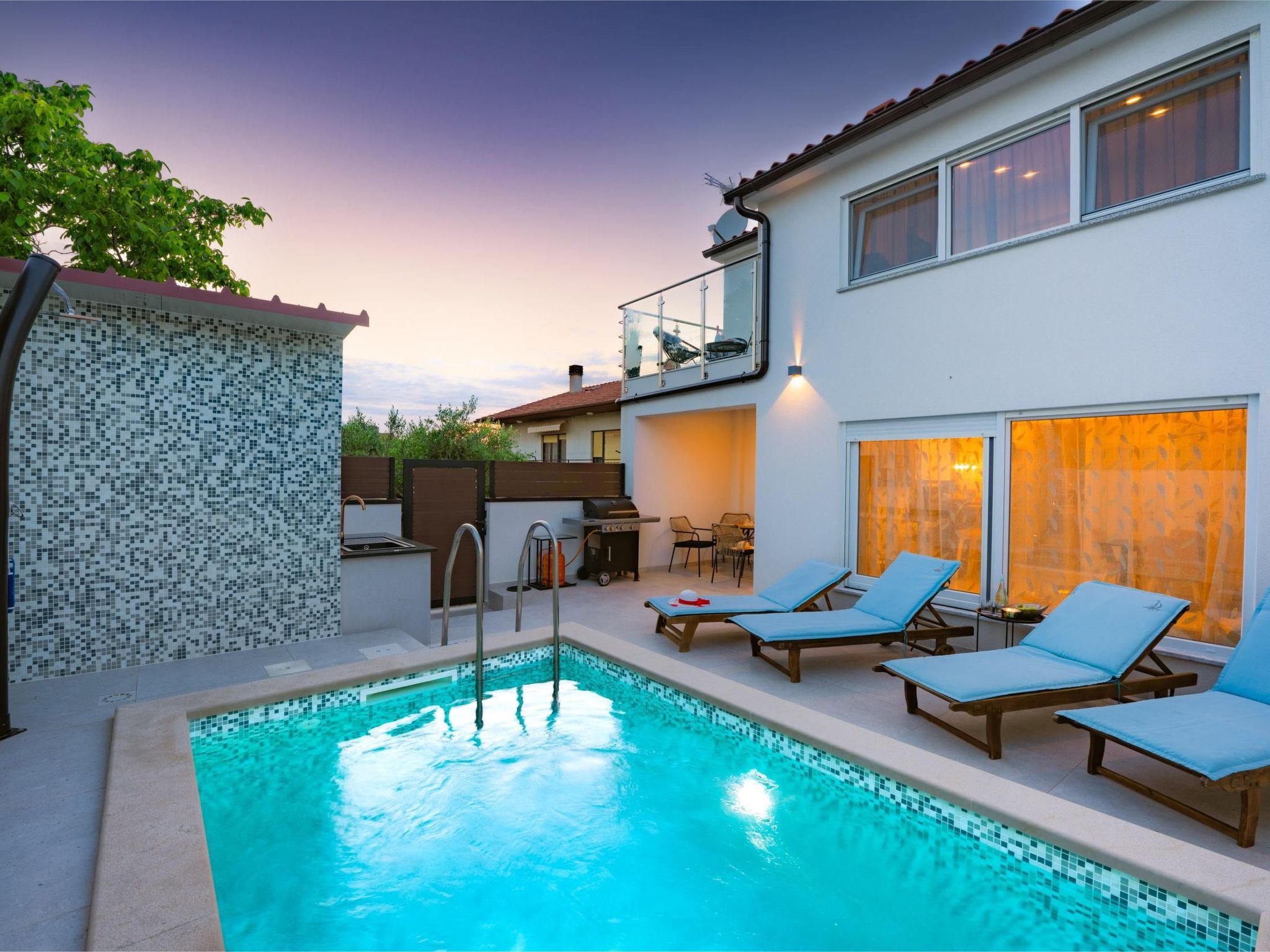 Vakantiehuis met privé zwembad in Pula/Galizana (Kroatië) voor 5 personen