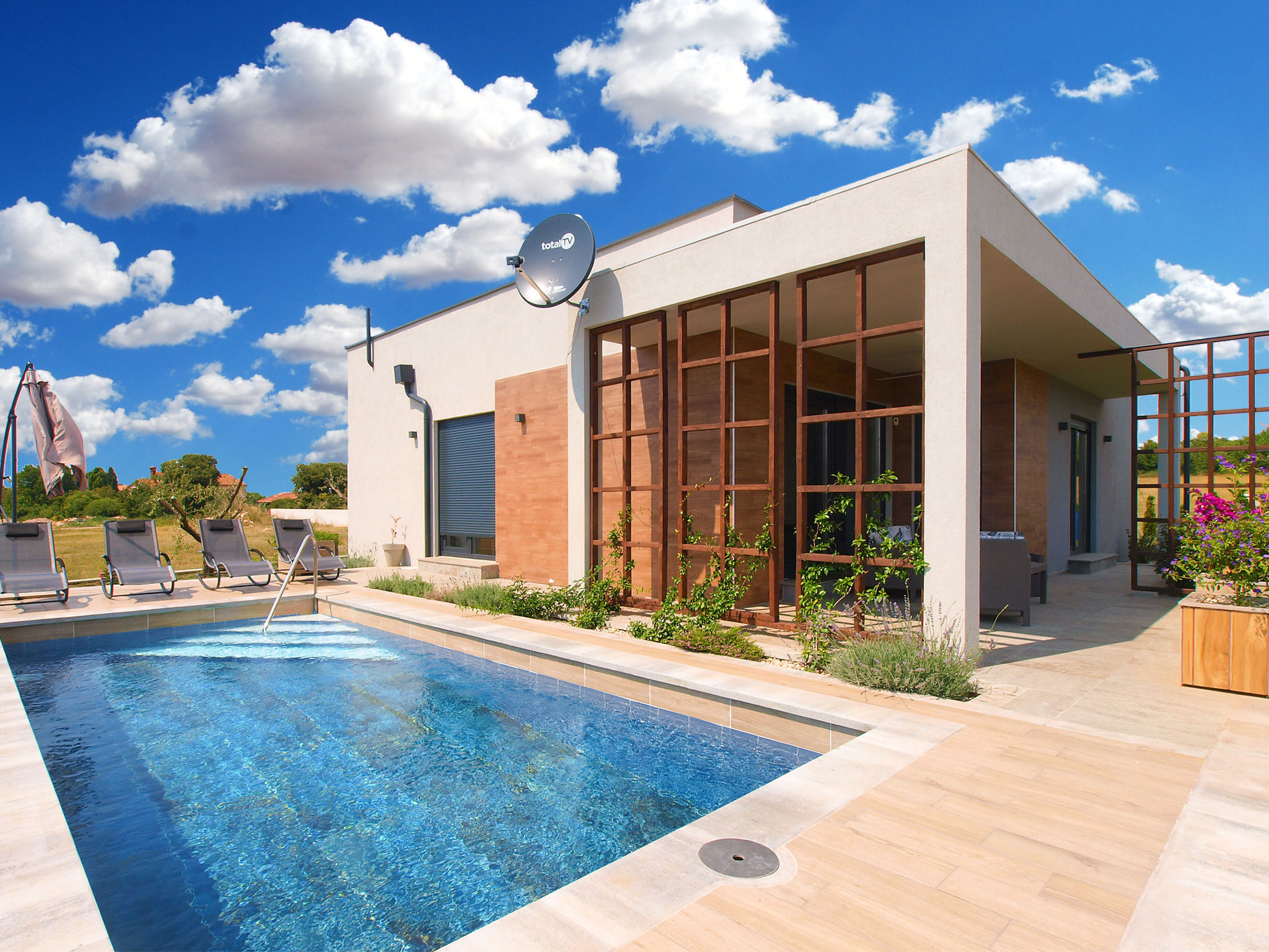 Vakantiehuis met privé zwembad in Pula/Galizana (Kroatië) voor 5 personen