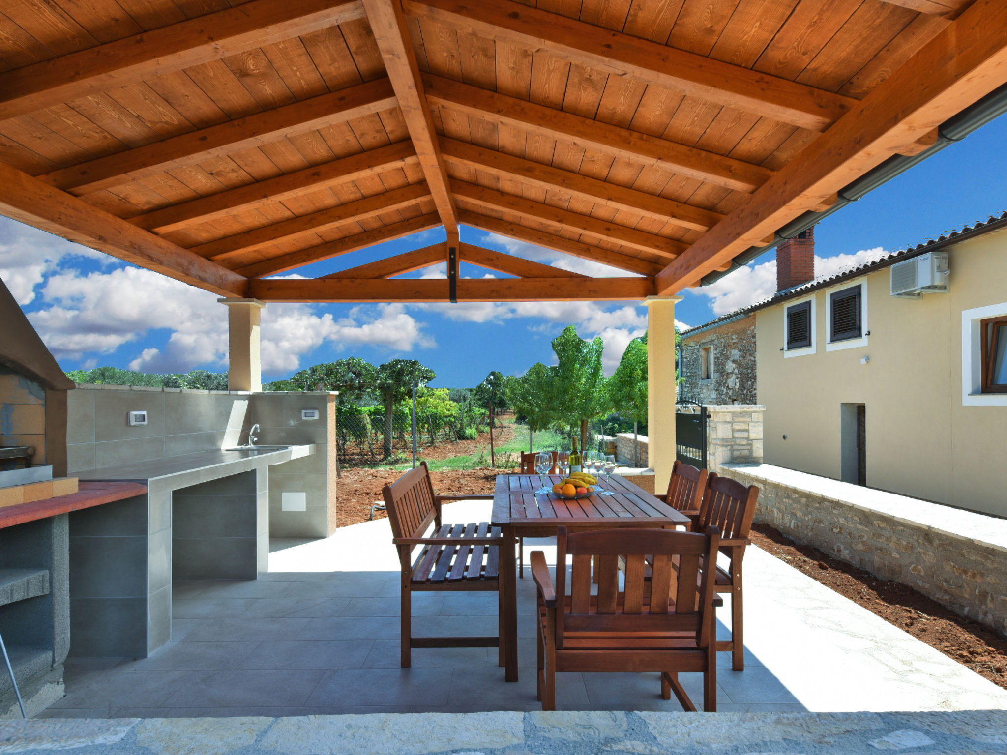 Vakantiehuis met privé zwembad in Pula/Galizana (Kroatië) voor 6 personen