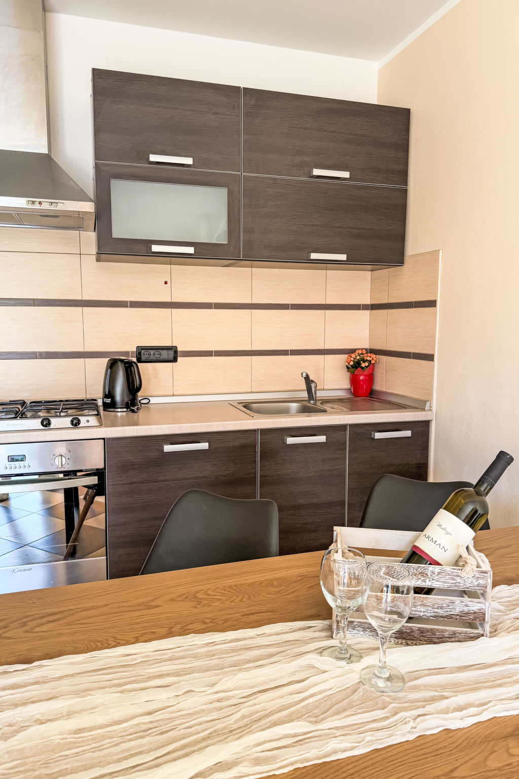 Modernes Appartement in Pula mit Grill und Garten - Binnen