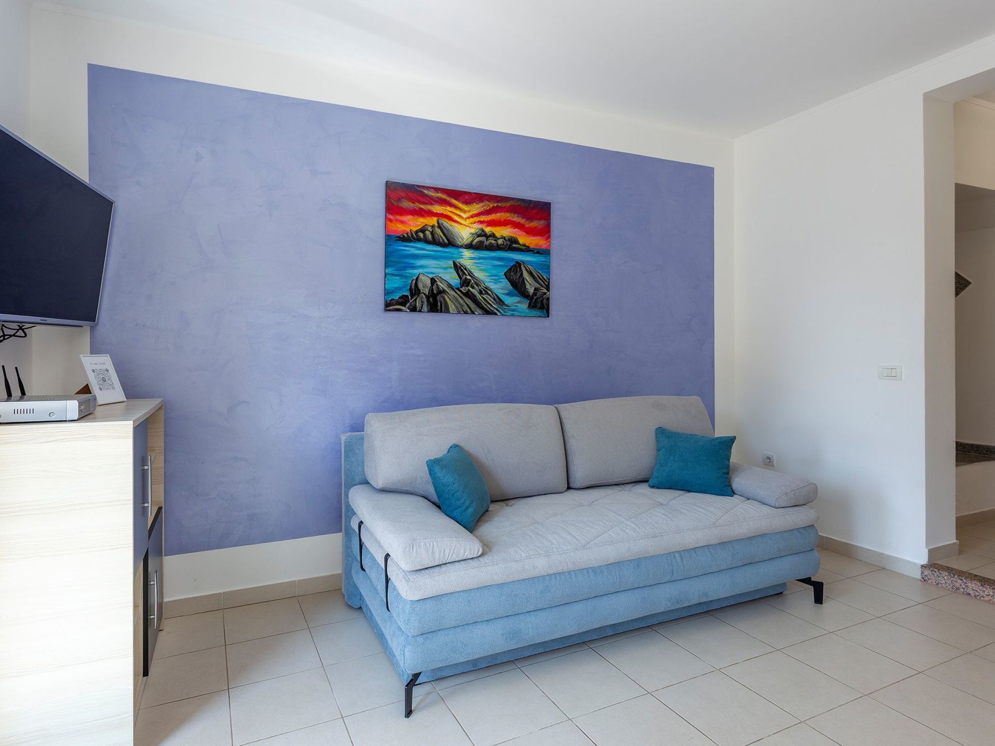 Appartement in Stoja mit Terrasse-Binnen