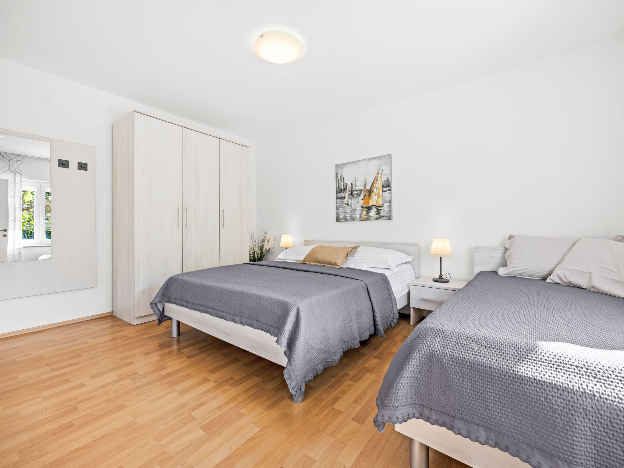 Gemütliche Wohnung mit Gartenblick
