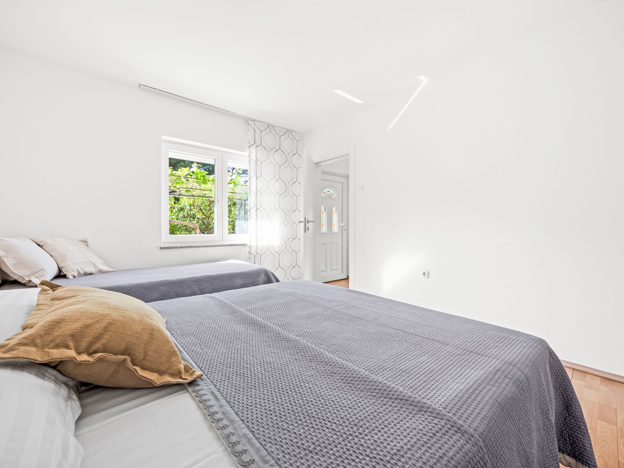 Gemütliche Wohnung mit Gartenblick