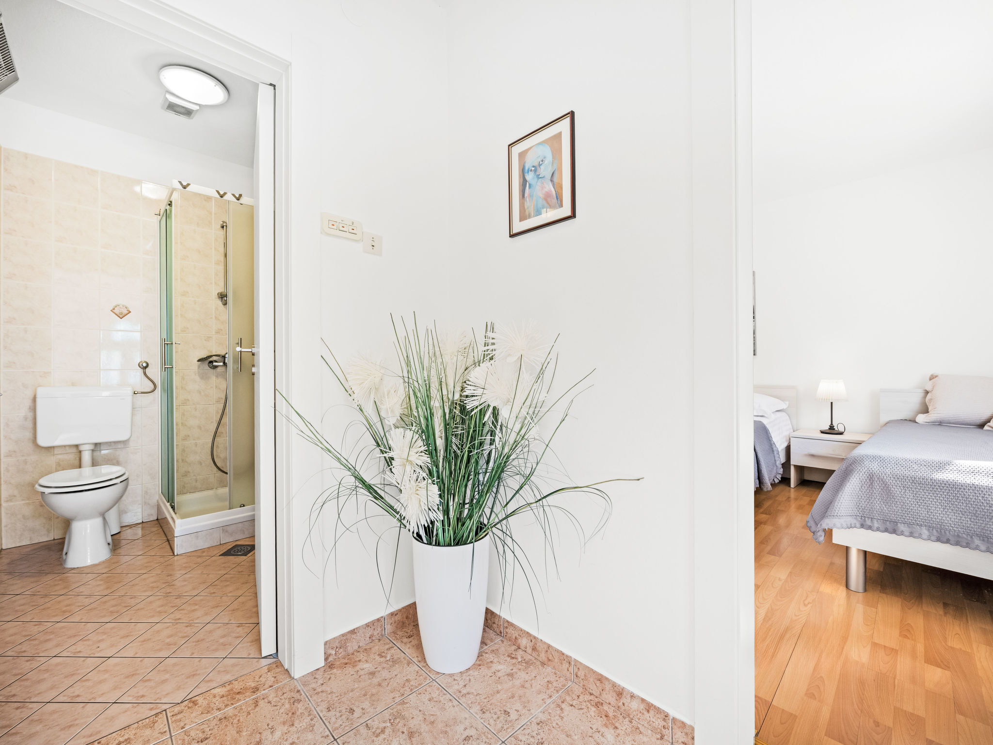 Gemütliche Wohnung mit Gartenblick - Binnen