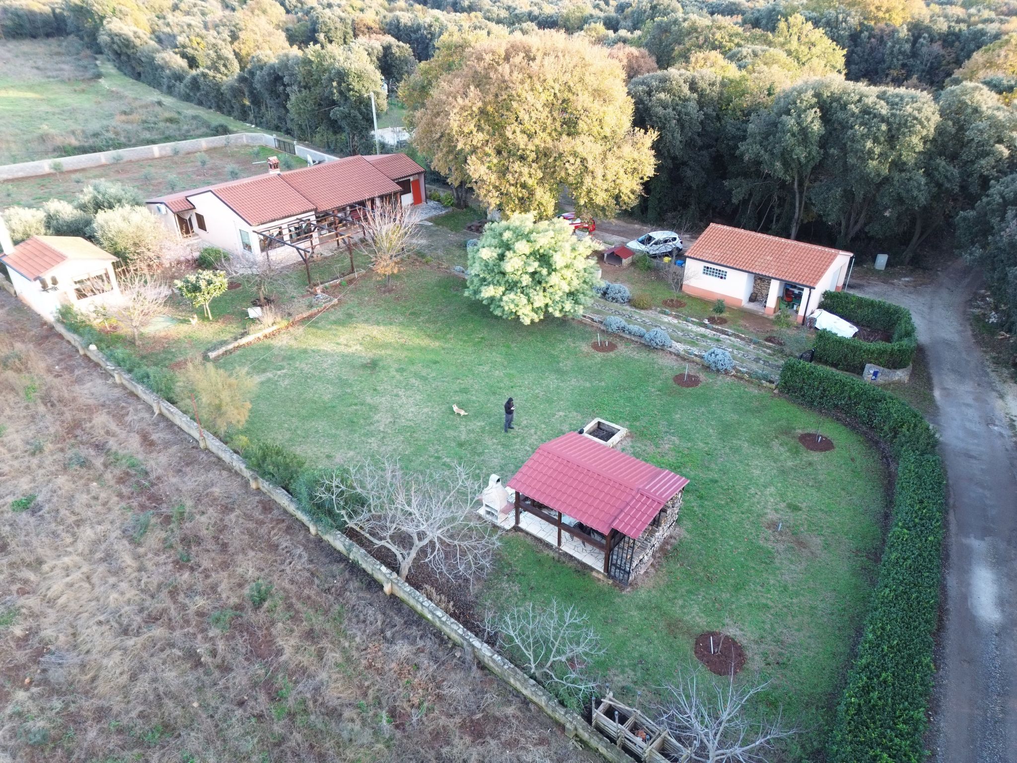 Charmantes Apartment in Šišan mit privatem Parkplatz-Dehors