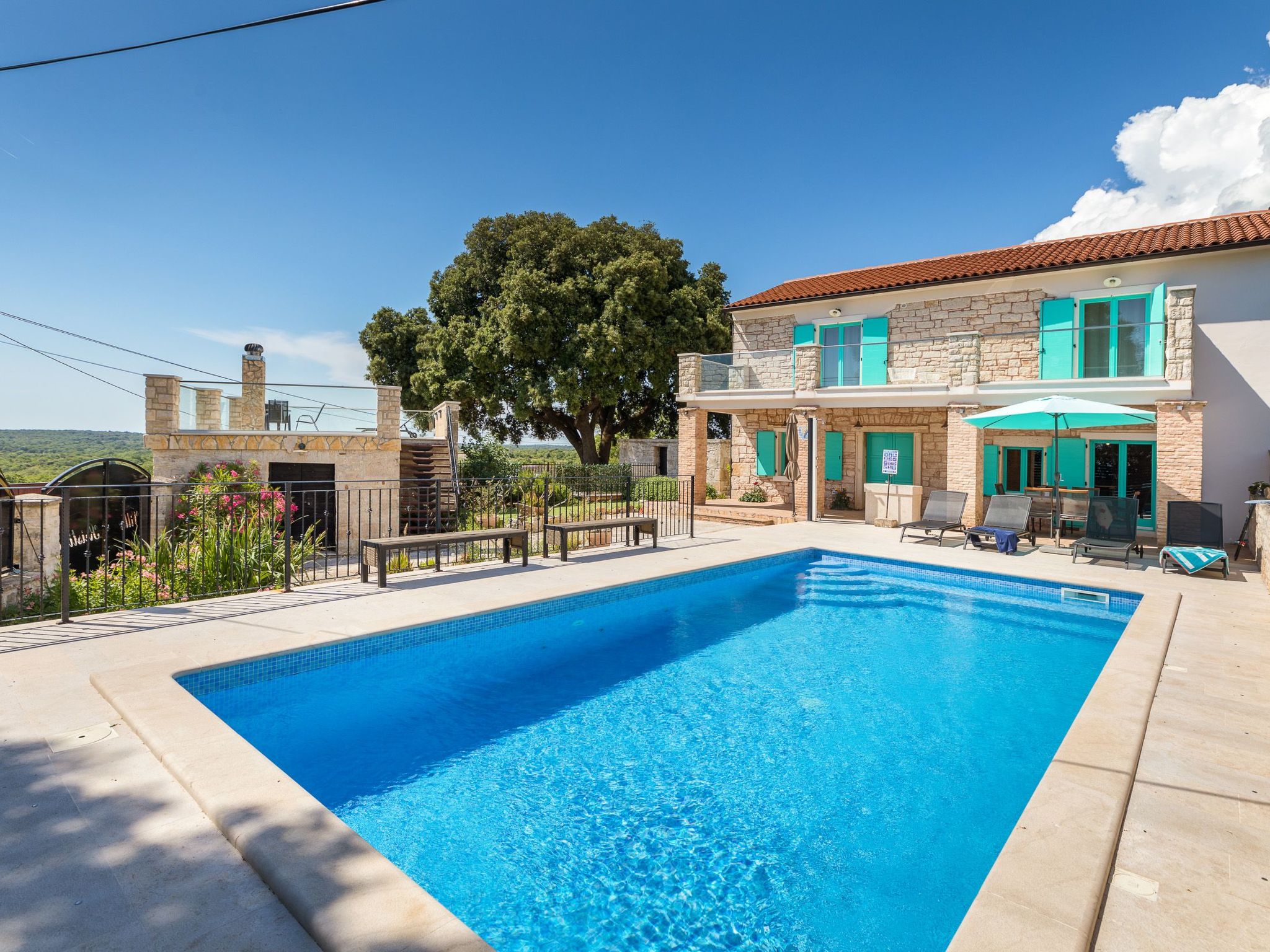 Vakantiehuis met privé zwembad in Pula/Banjole (Kroatië) voor 5 personen