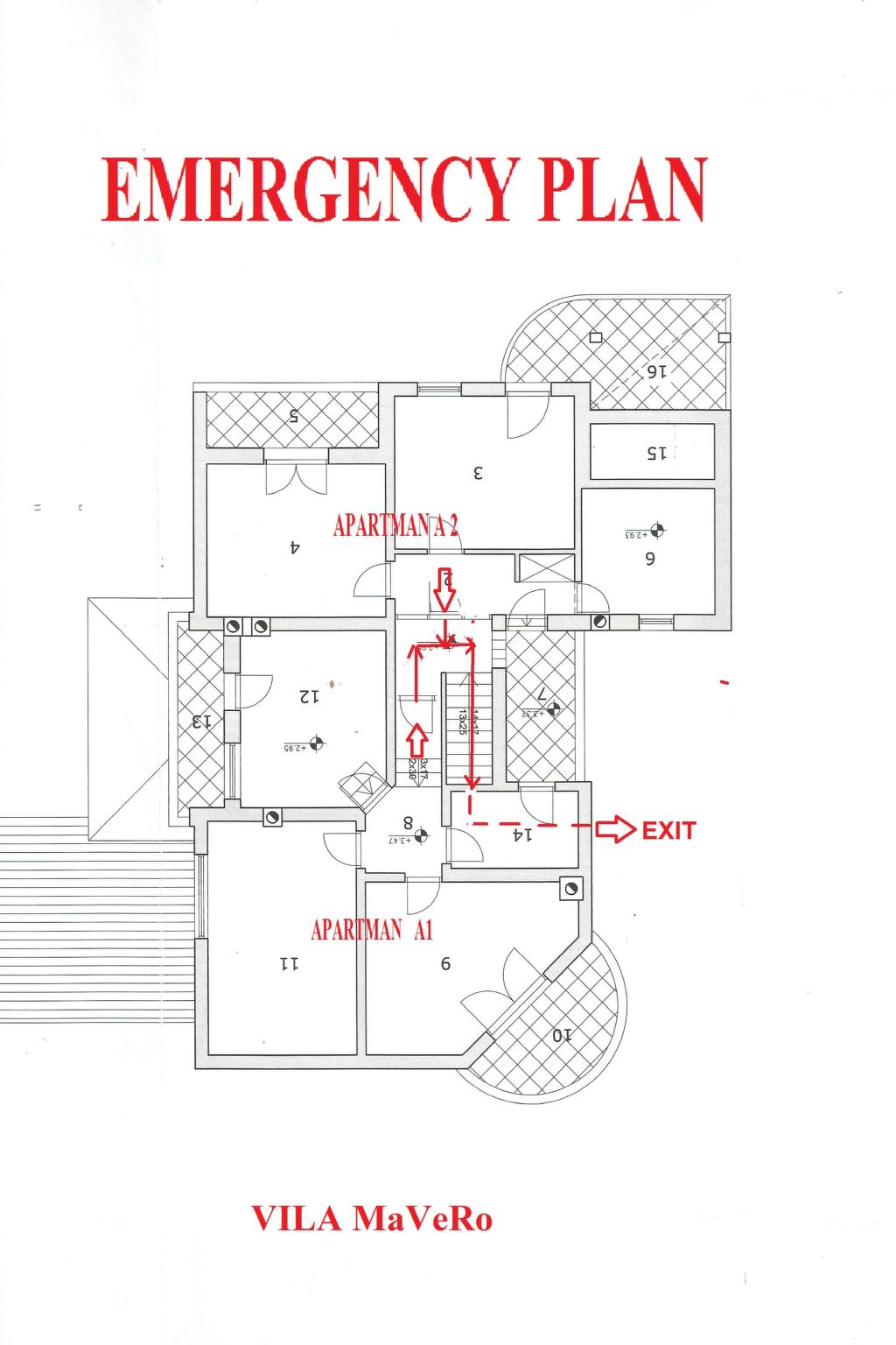 Wohnung "MaVeRo" direkt am Strand-Dedans