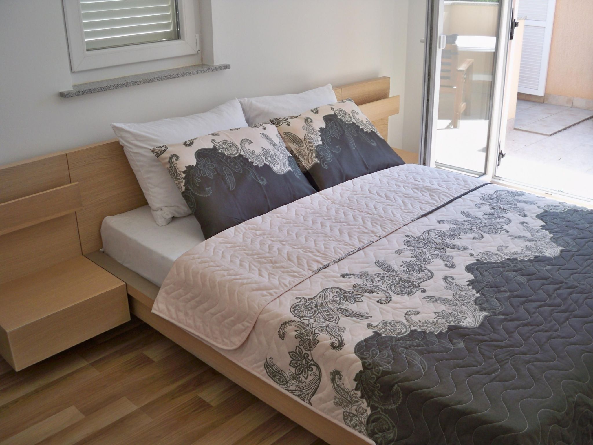 Apartment mit Balkon für zwei bis vier Personen-Drinnen