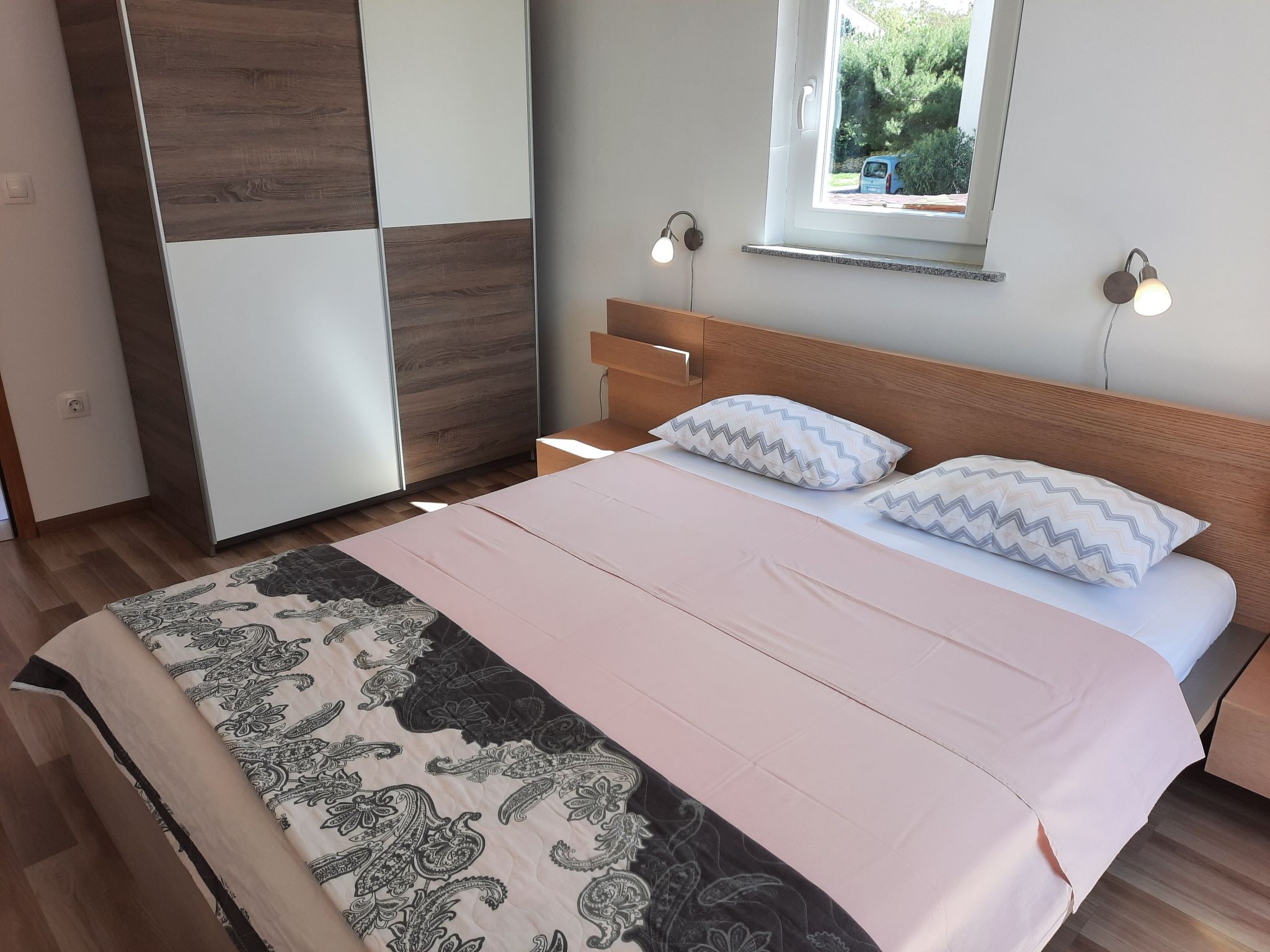 Apartment mit Balkon für zwei bis vier Personen-Drinnen