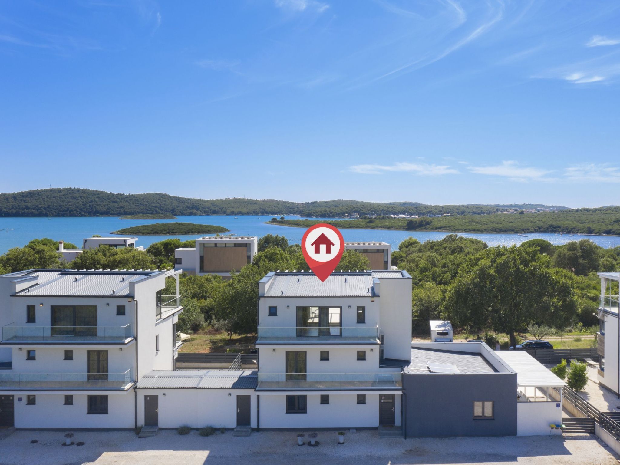 Villa Sole am Meer mit Pool, Sauna, Whirlpool