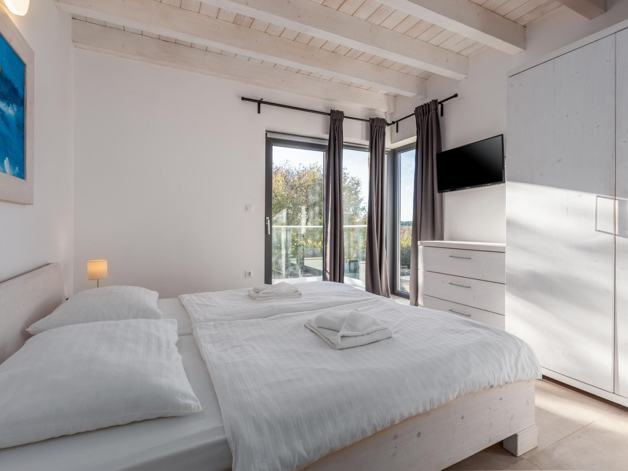 Villa Luna mit Pool, Sauna, Whirlpool, Tennisplatz-Drinnen