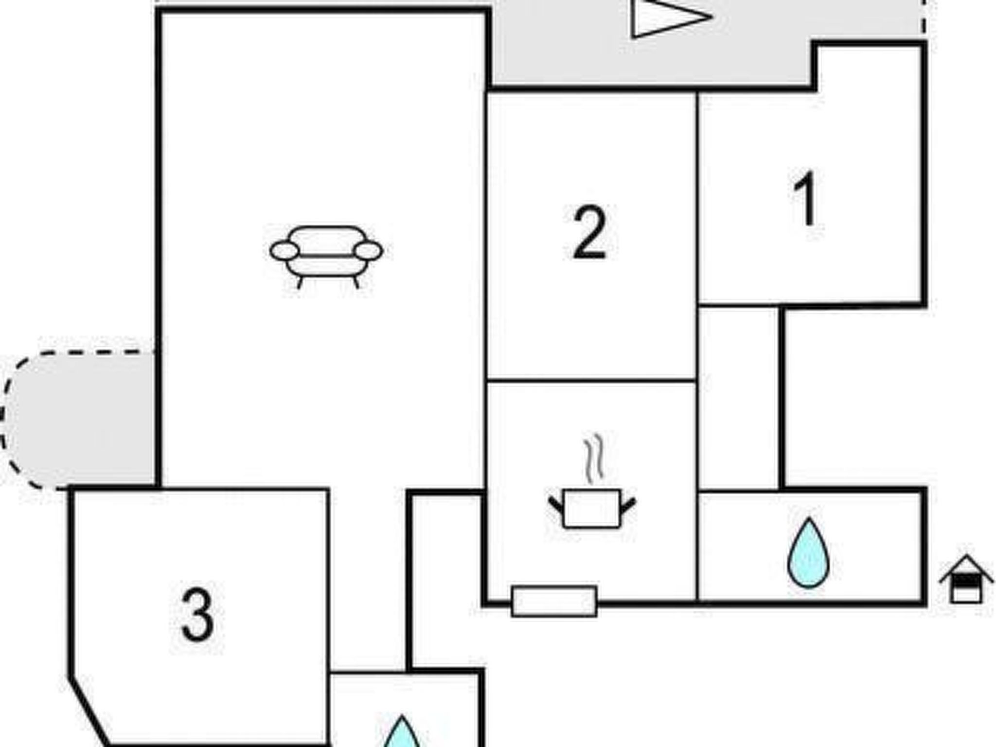 Haus Rina Banjole mit Whirlpool und Garten-Drinnen