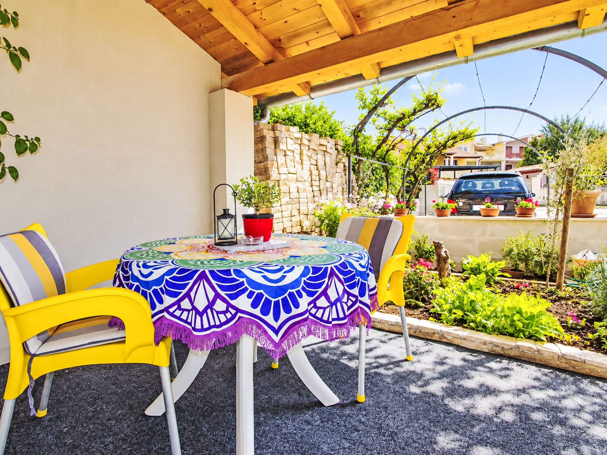 Studio "Goga" mit Terrasse, 800 m vom Strand entfernt