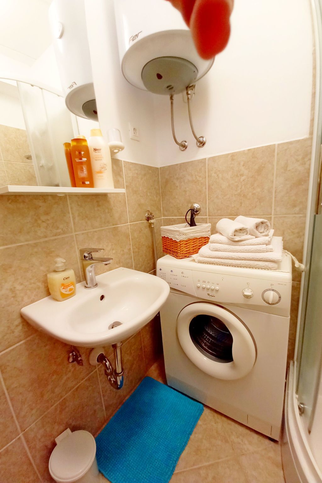 Studio "Goga" mit Terrasse, 800 m vom Strand entfernt-Drinnen