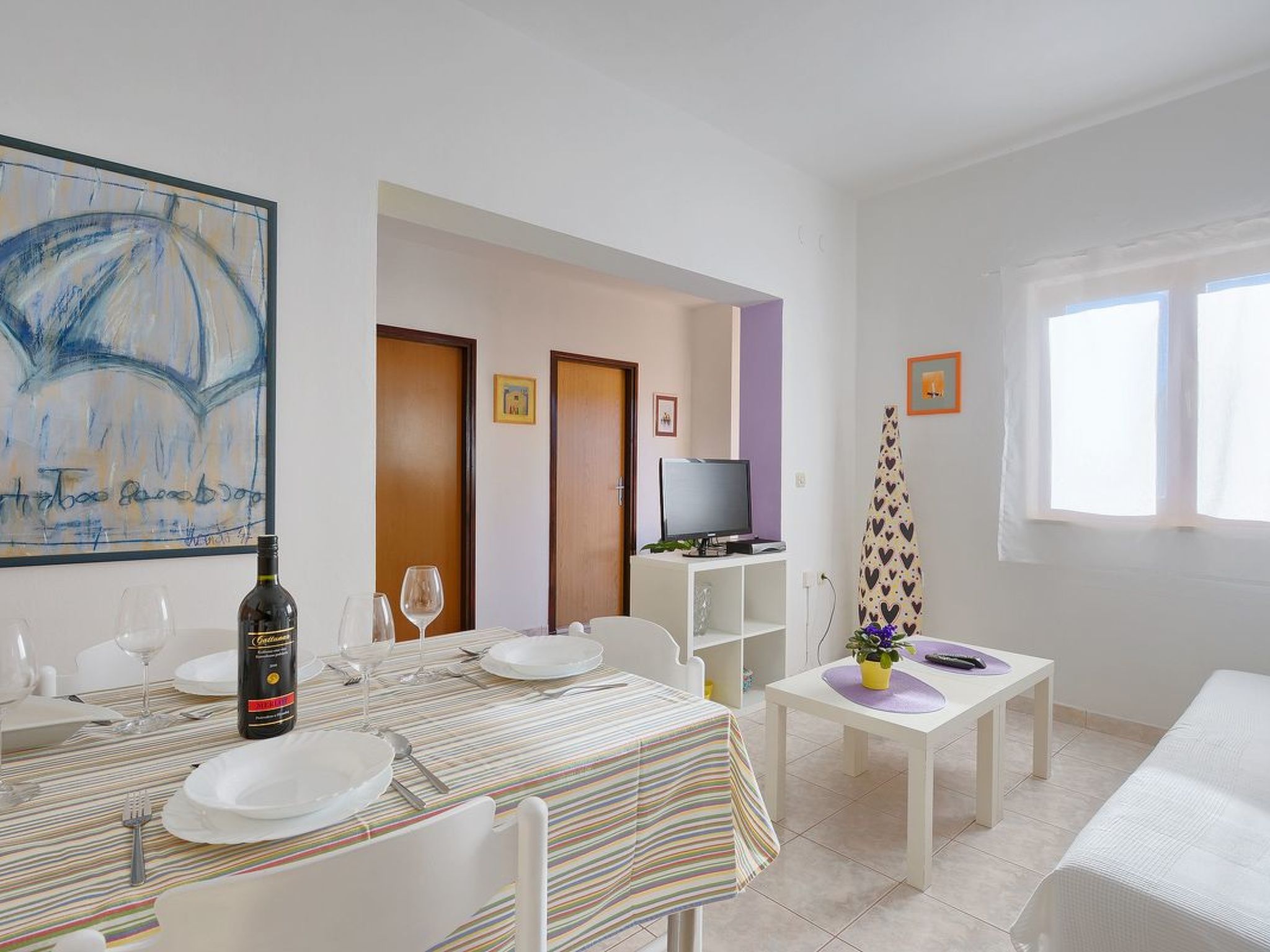 Helle Ferienwohnung in Vinkuran mit Garten, Grill und Terrasse - Image-tags.info