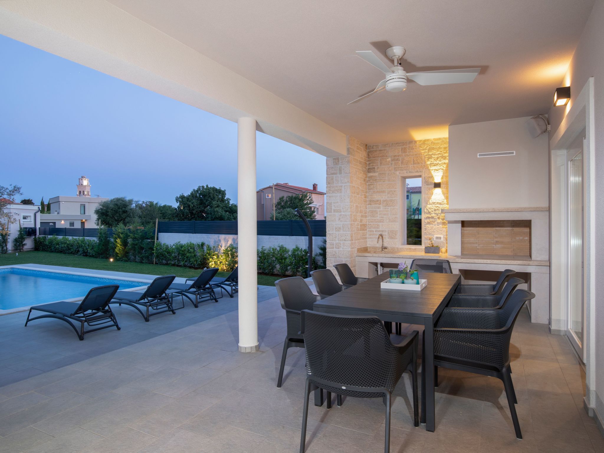 Villa in Premantura mit privatem beheizten Pool  und Sauna-Image-tags.info