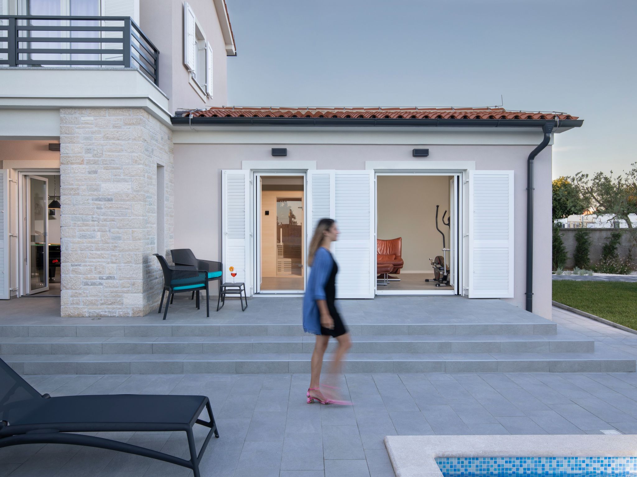 Villa in Premantura mit privatem beheizten Pool  und Sauna-Image-tags.info